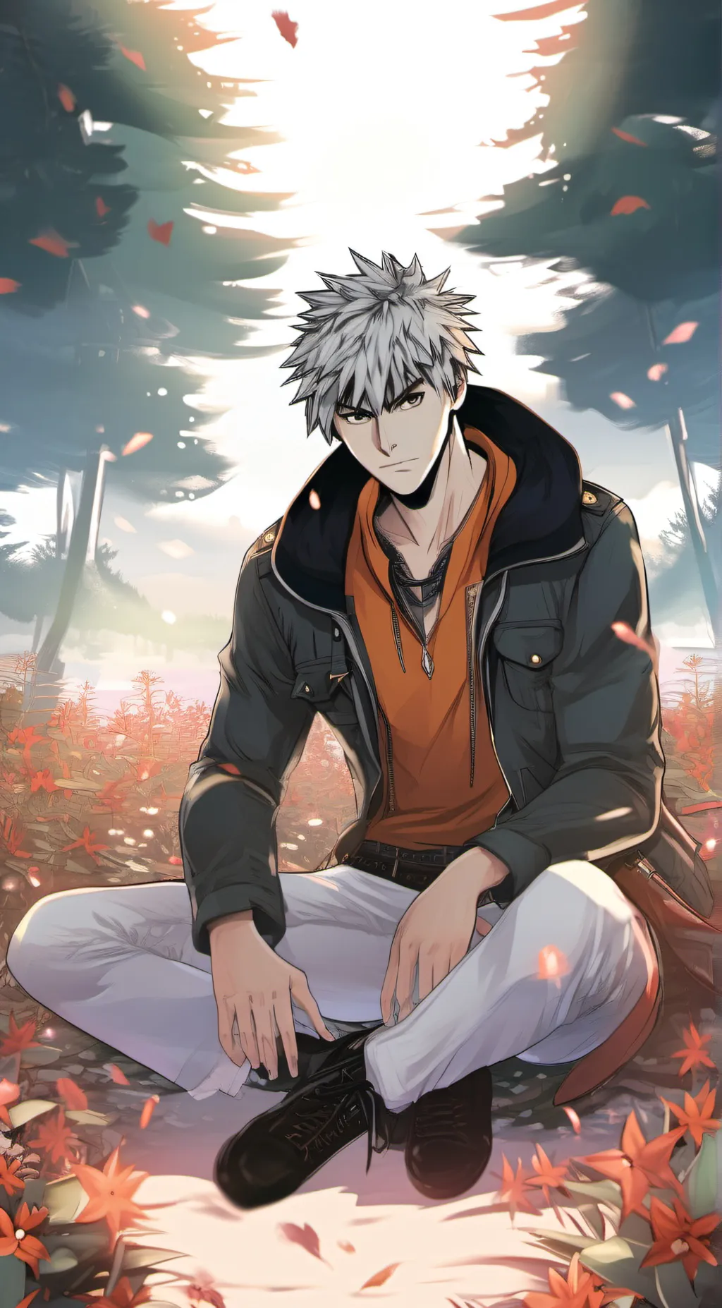 ai character: Bakugo & Kunigami  background