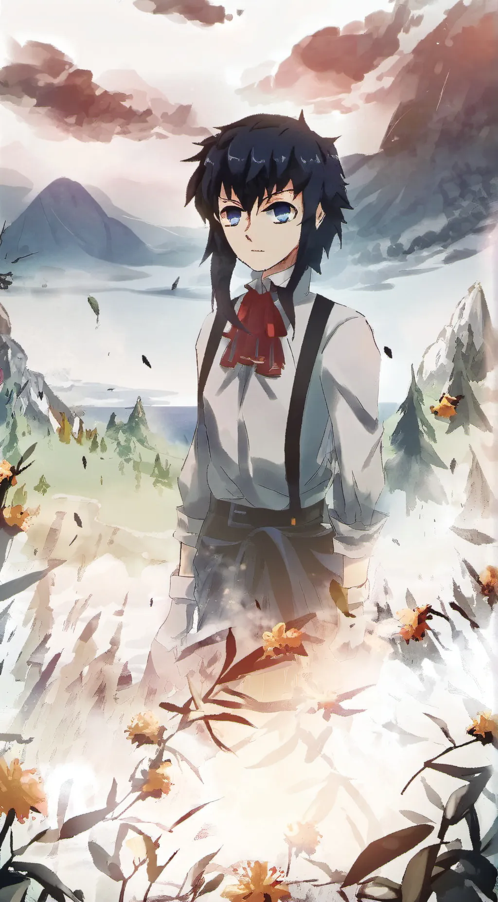 ai character: muichiro  background