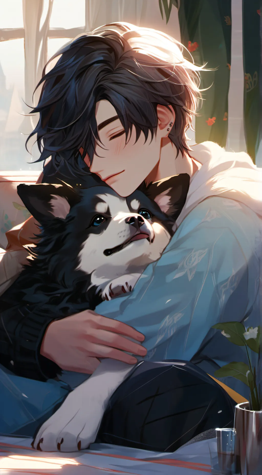 ai character: Leo background