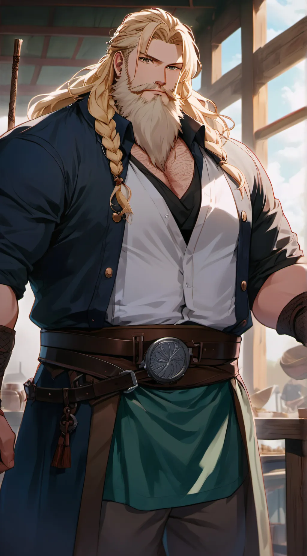 ai character: Bjørn background