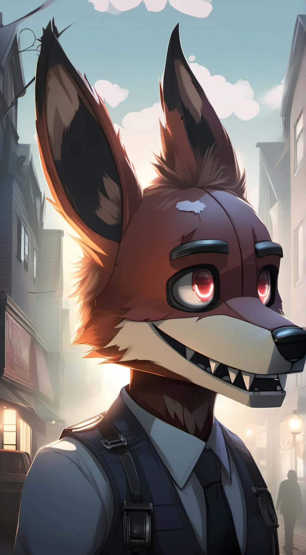 ai character: foxy and the crew background