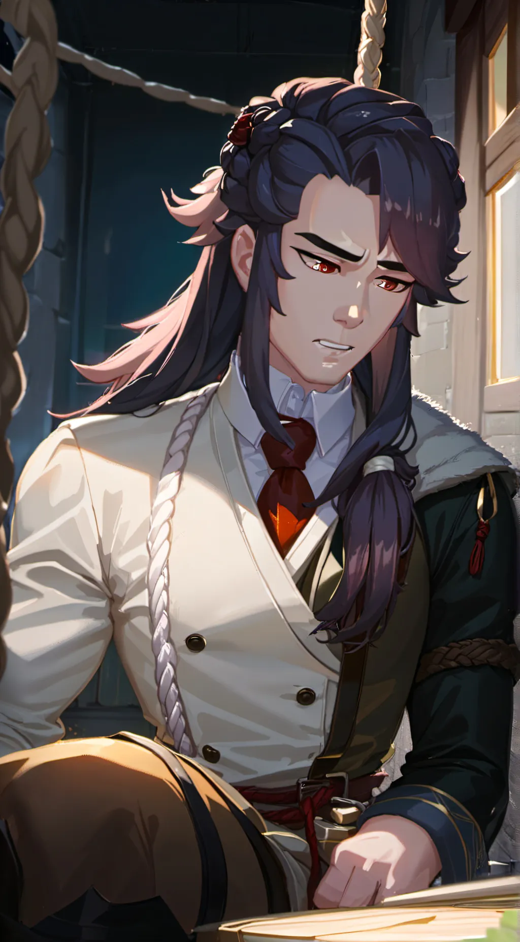 ai character: Kirche background