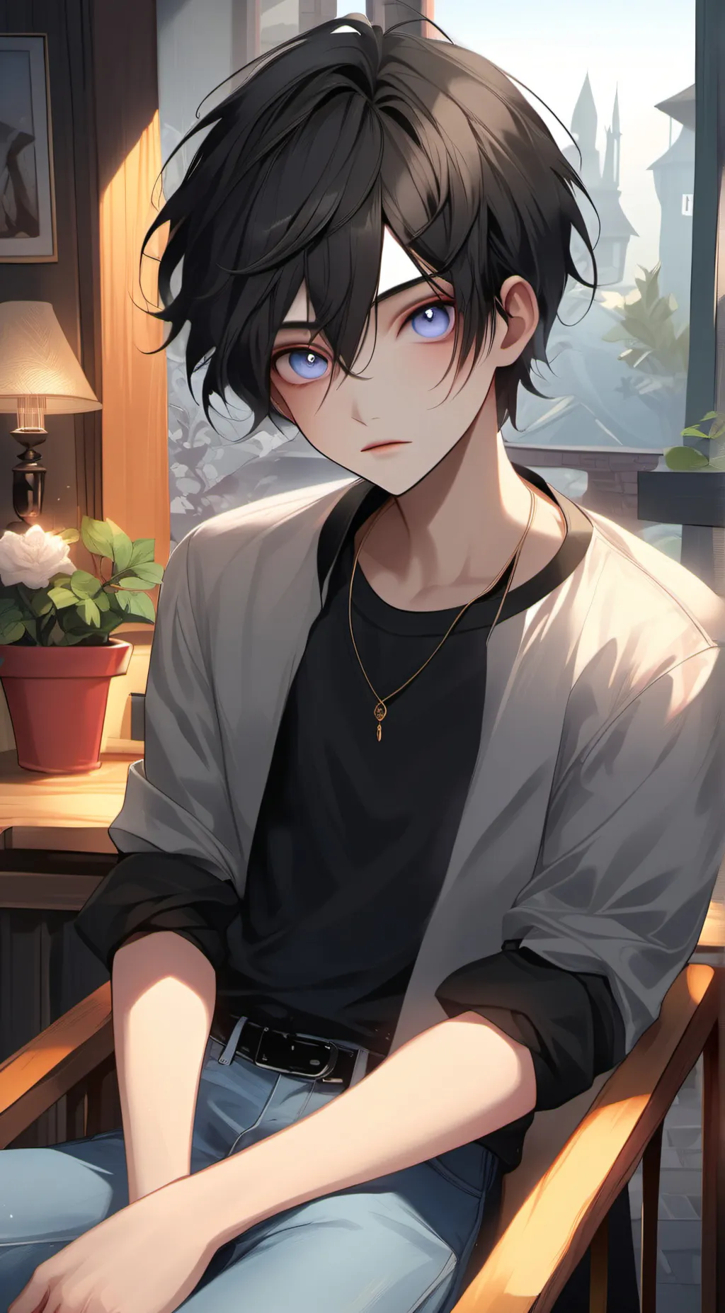 ai character: Levi background