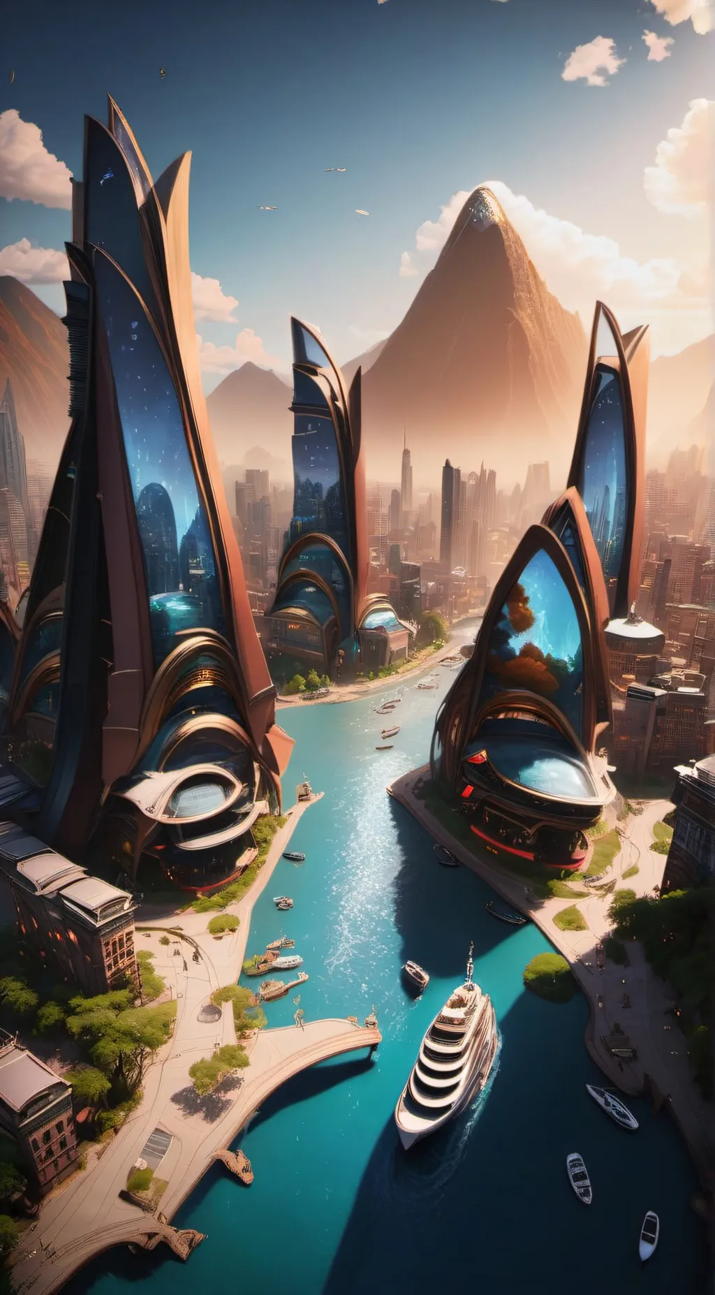 ai character: Fontaine RPG background