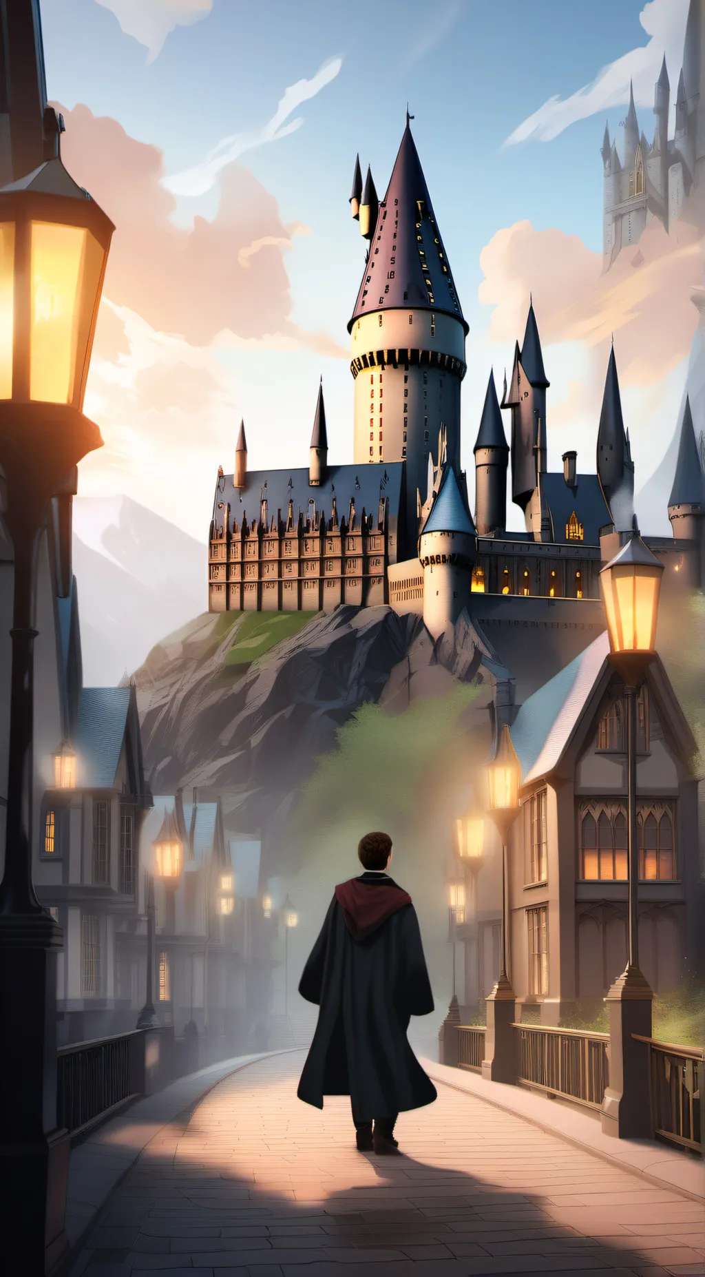 ai character: hogwarts background