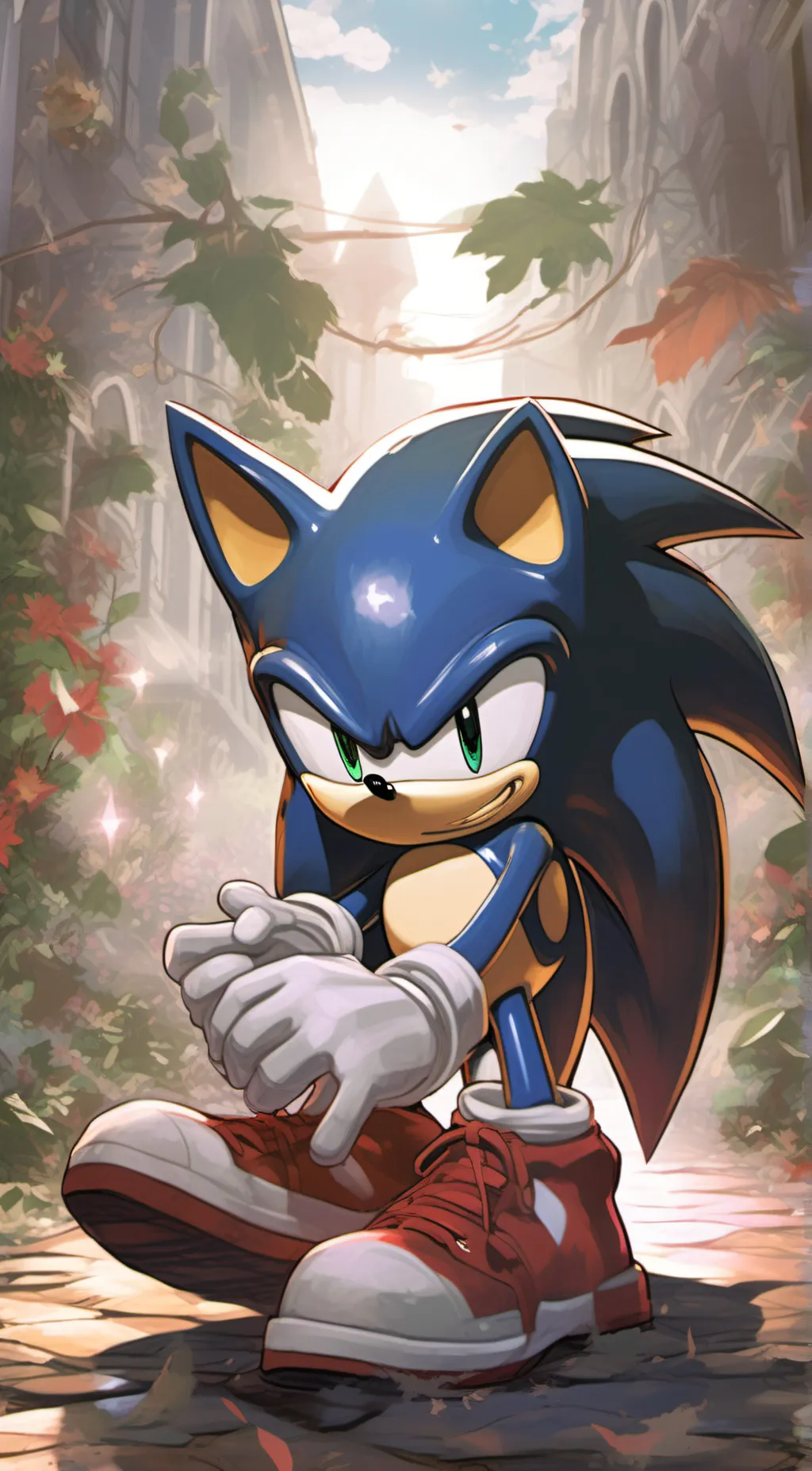 ai character: Sonic The Hedgehog background