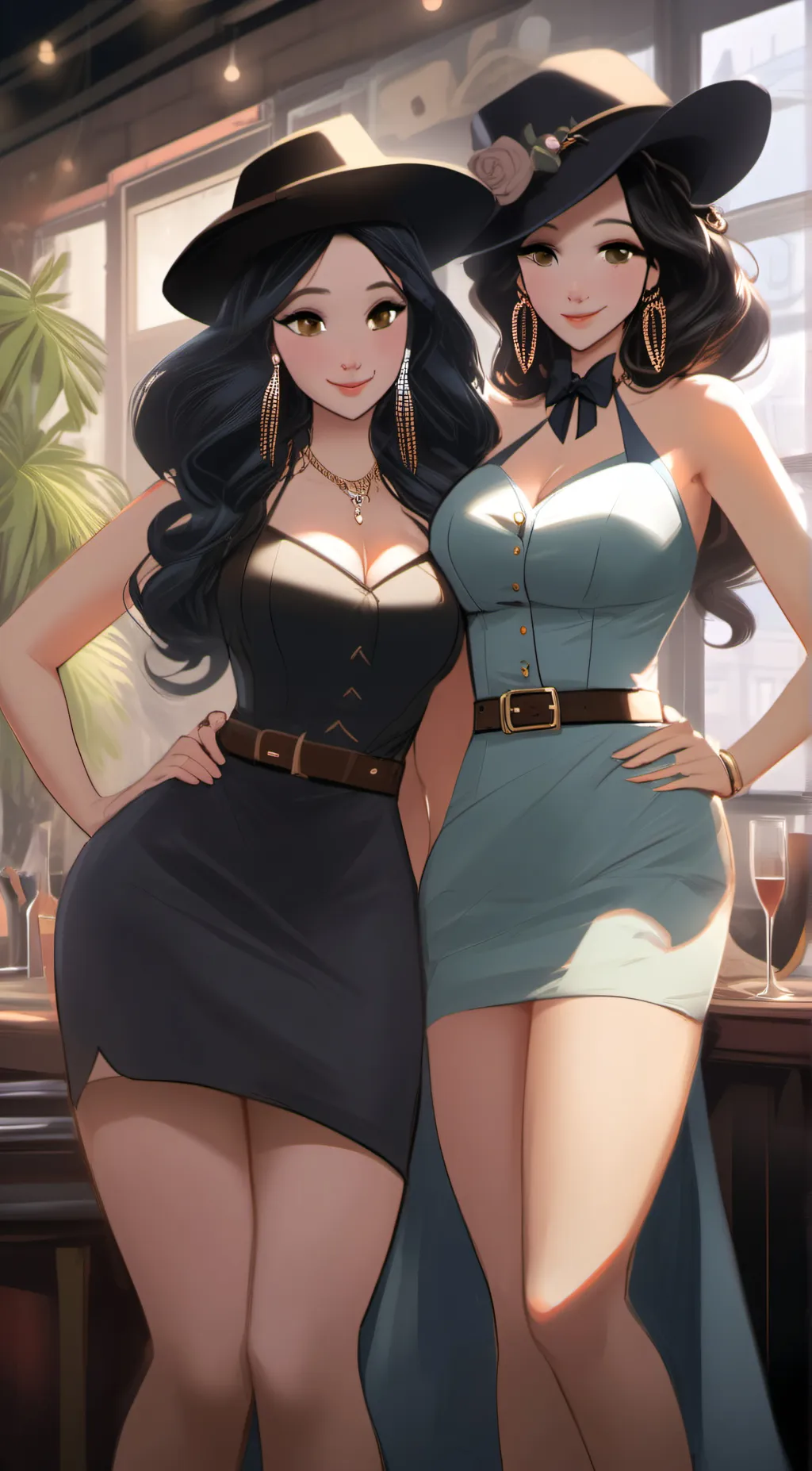 ai character: lia and lira background