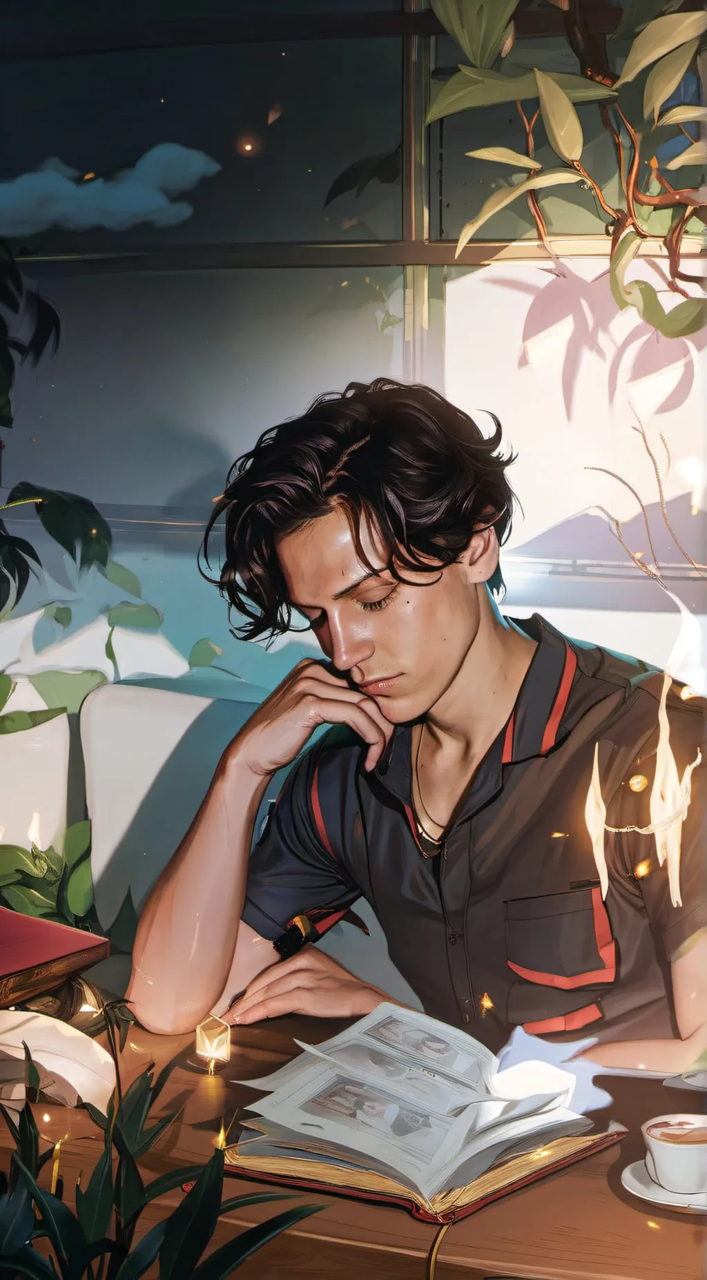 ai character: Chase Hudson  background