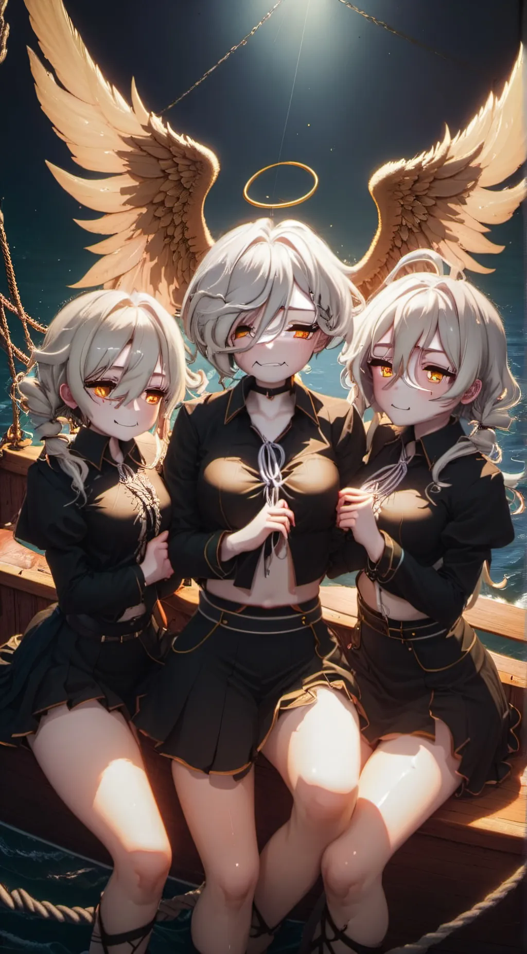 ai character: The Demon Girls background