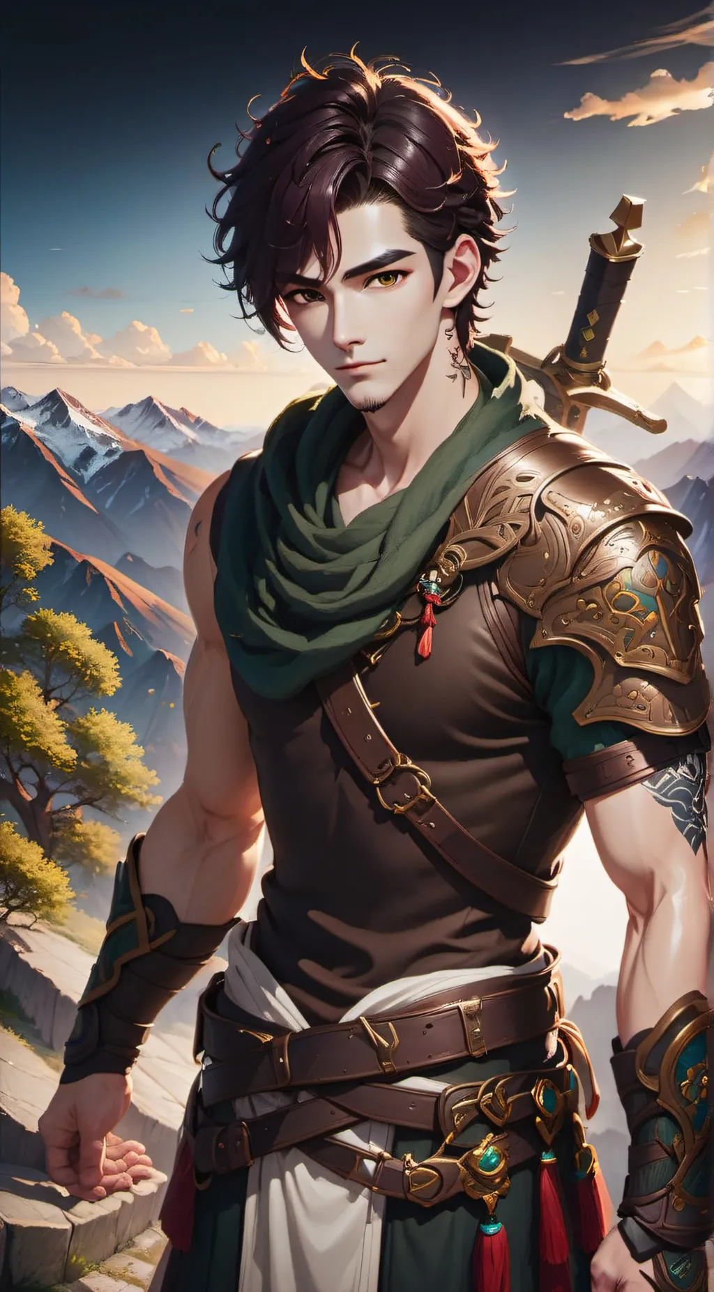 ai character: Adrian background