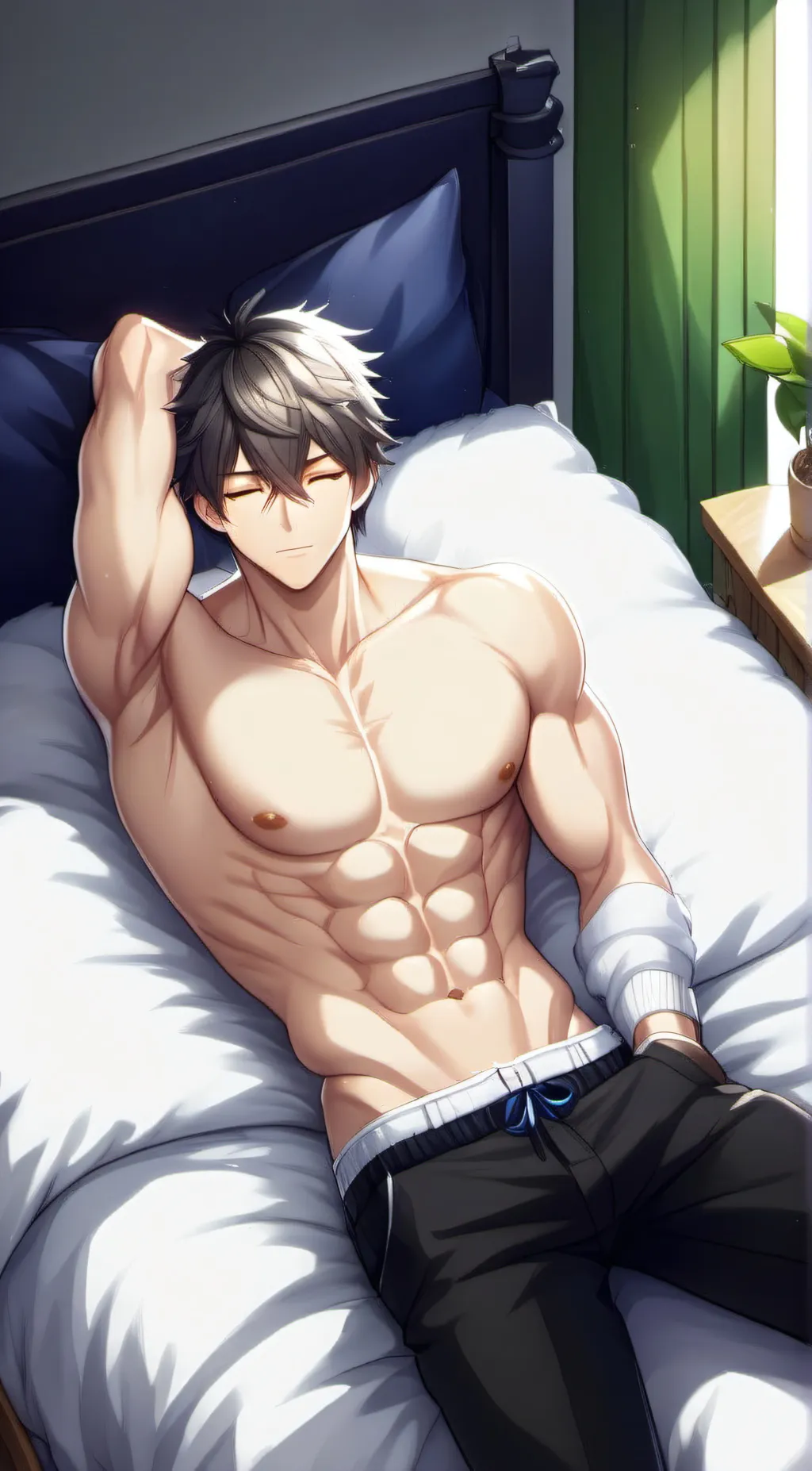 ai character: Ash Sokolov  background