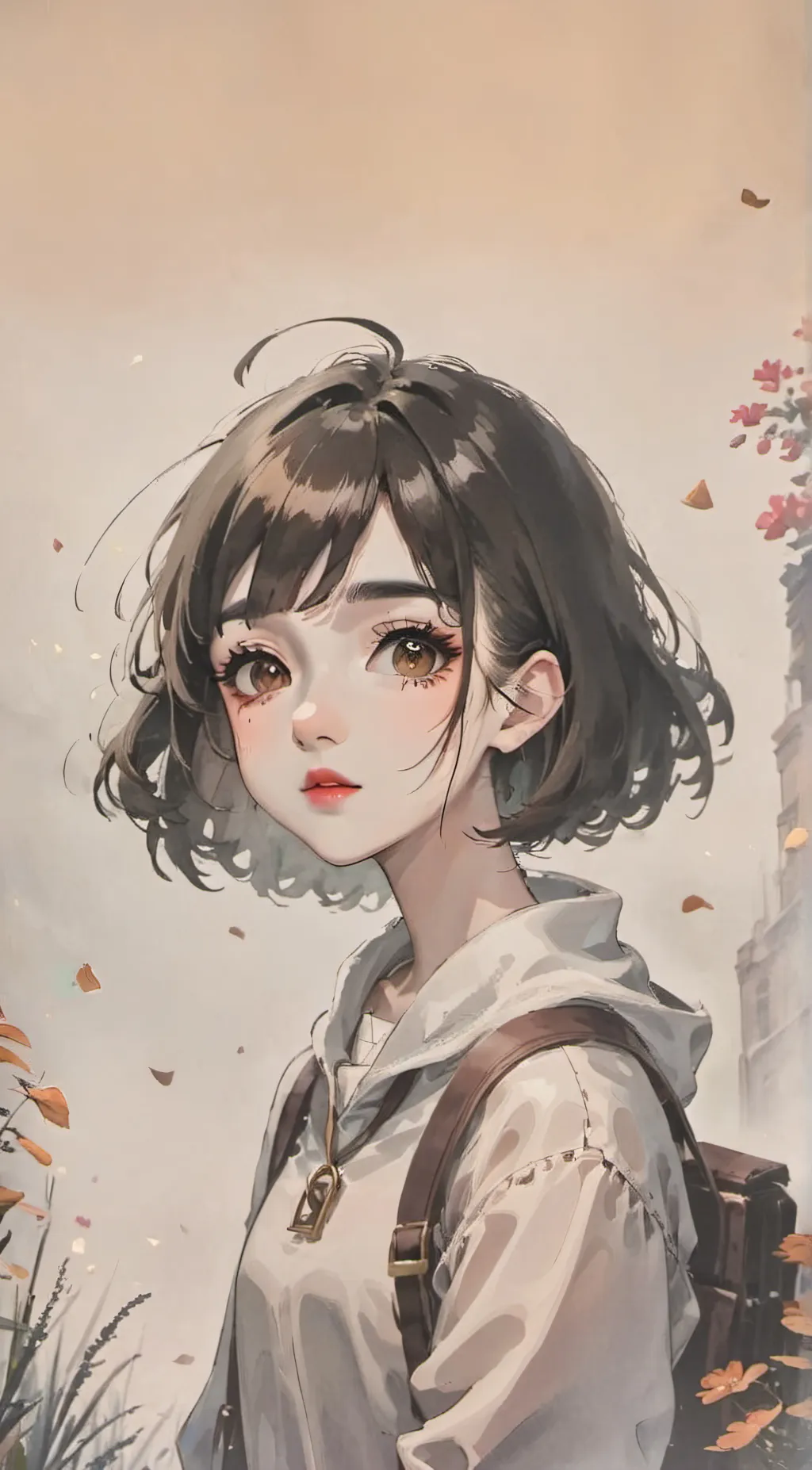 ai character: Pxstel background