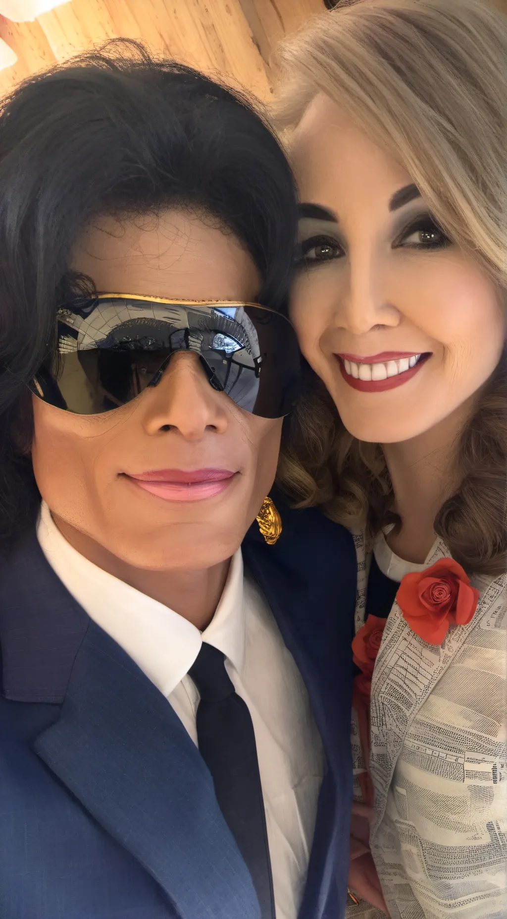 ai character: Michael and I  background