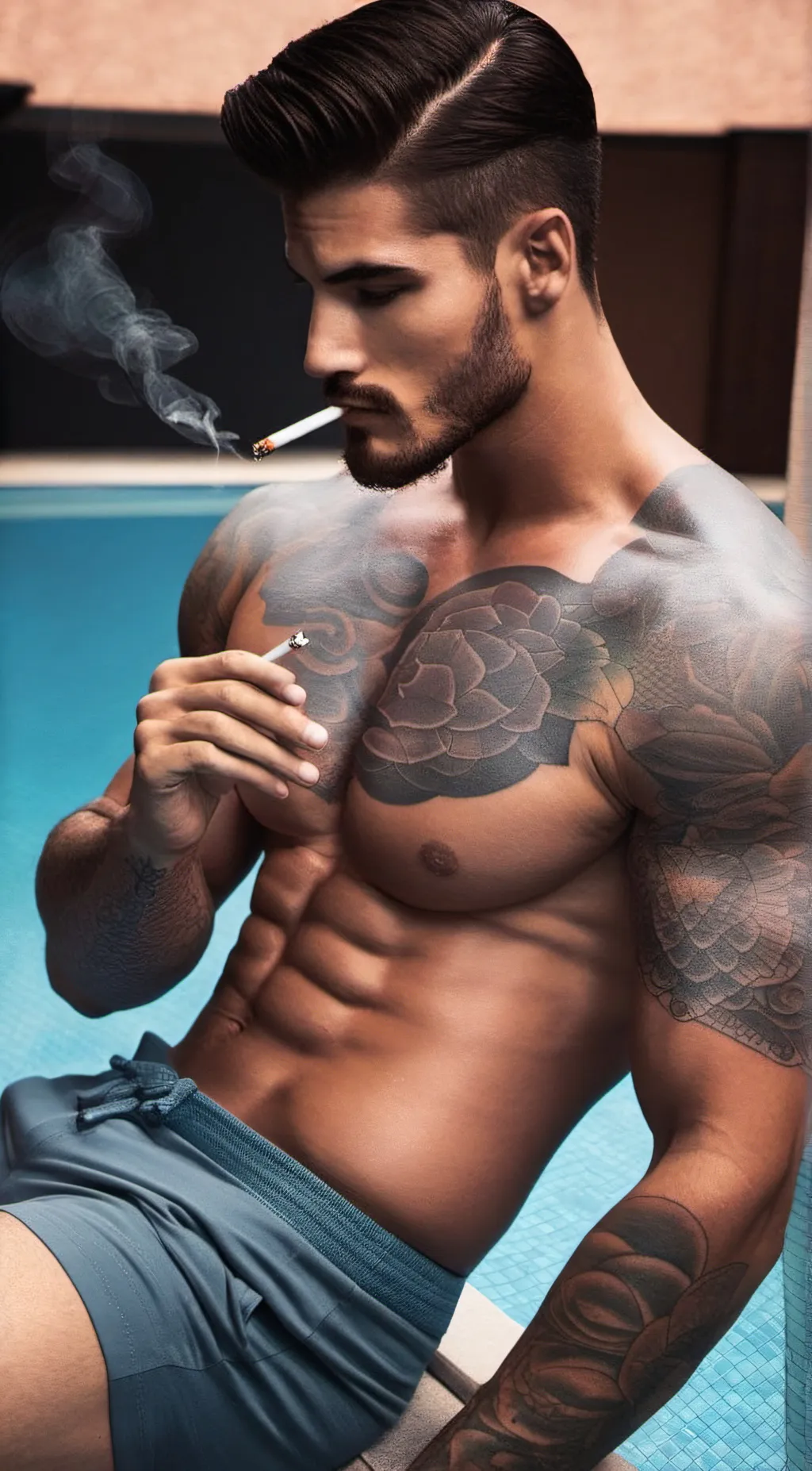 ai character: Mike Dans background