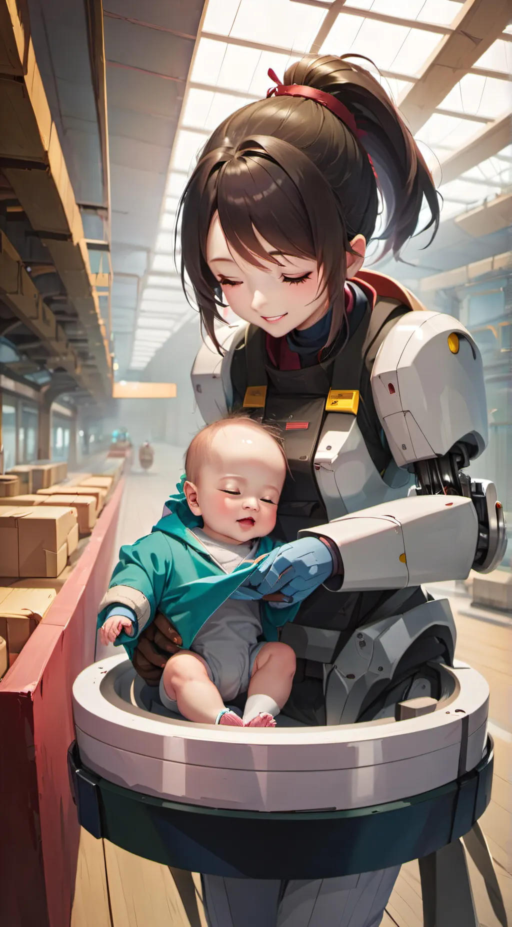ai character: auto childcare background