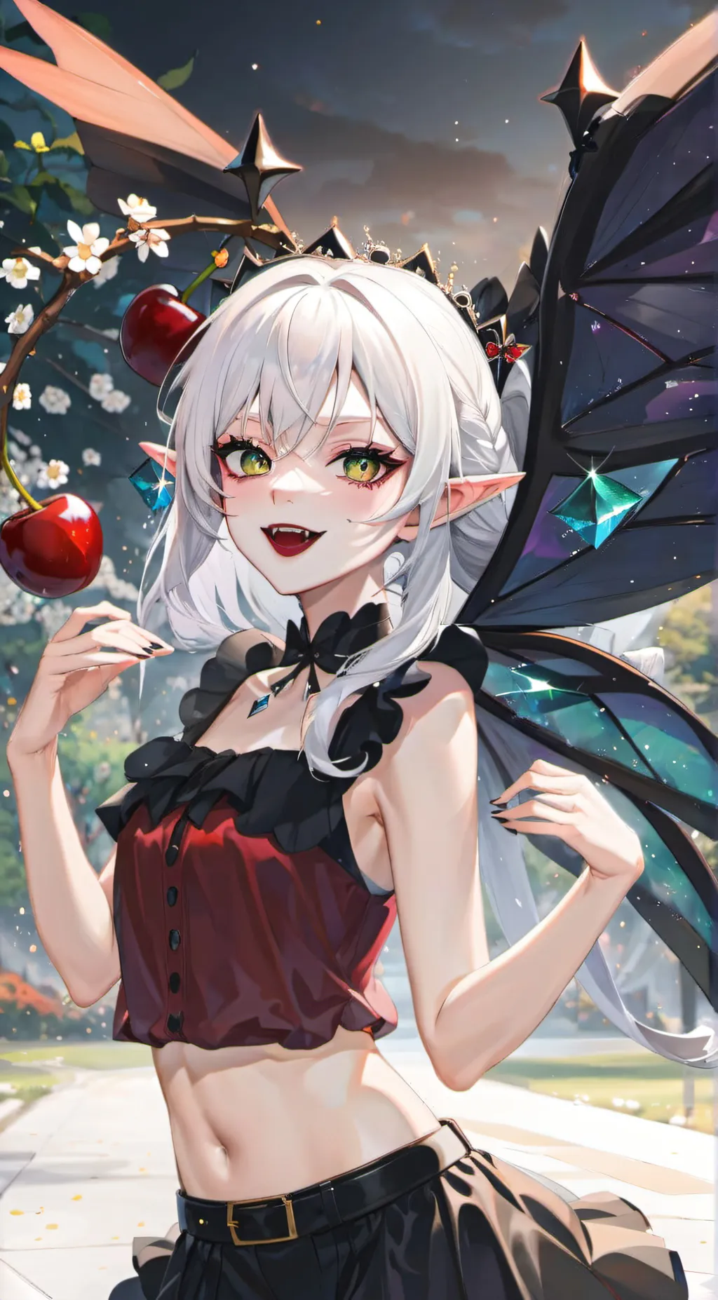 ai character: Evelia background