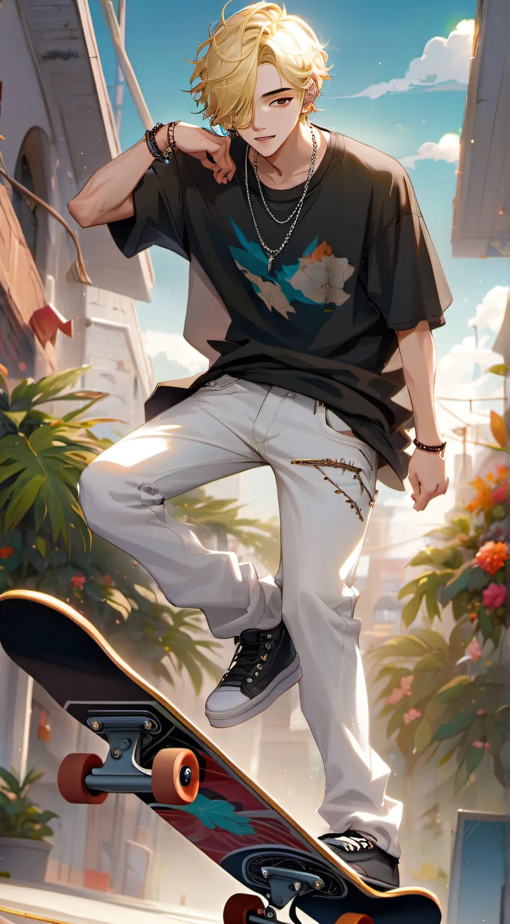 ai character: Oliver background