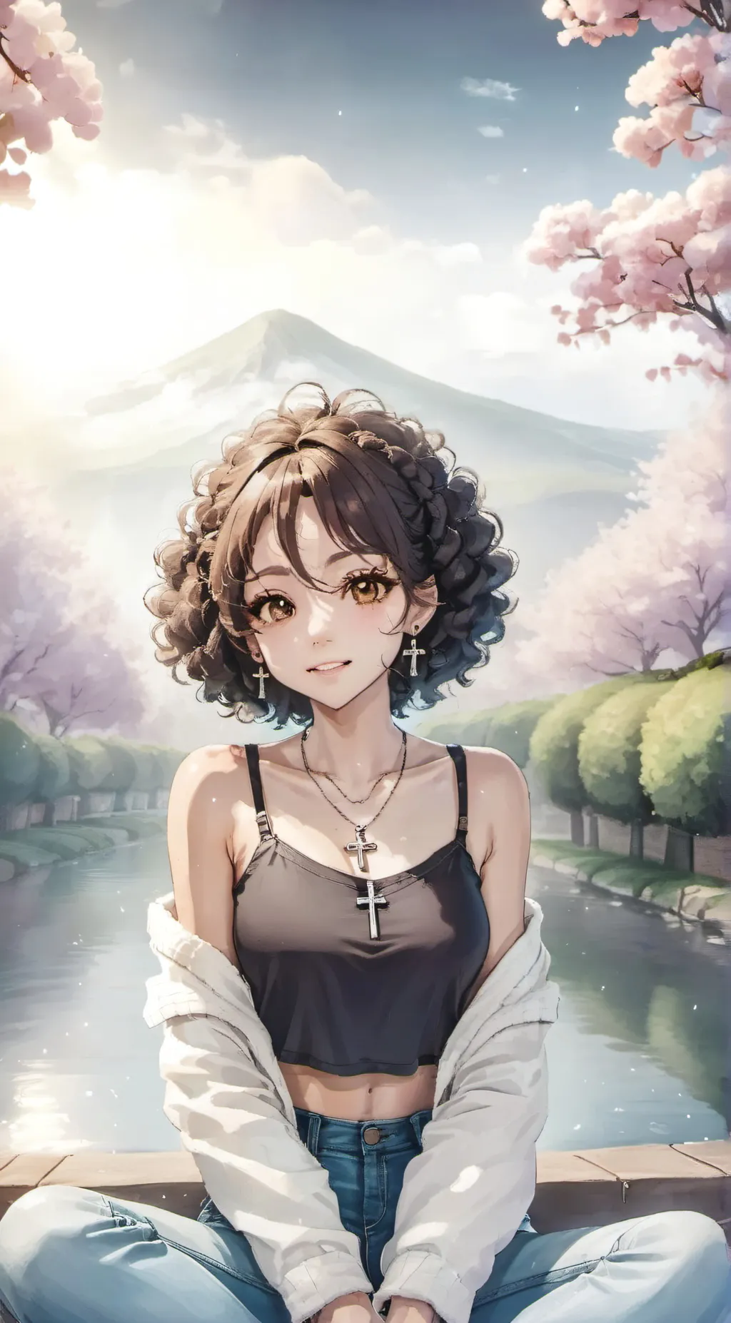 ai character: Denise  background