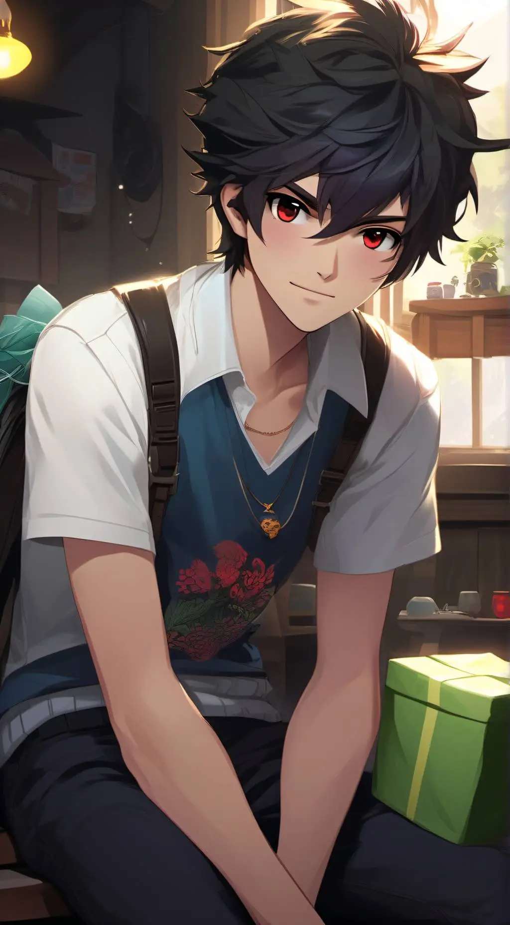 ai character: PACKGOD background