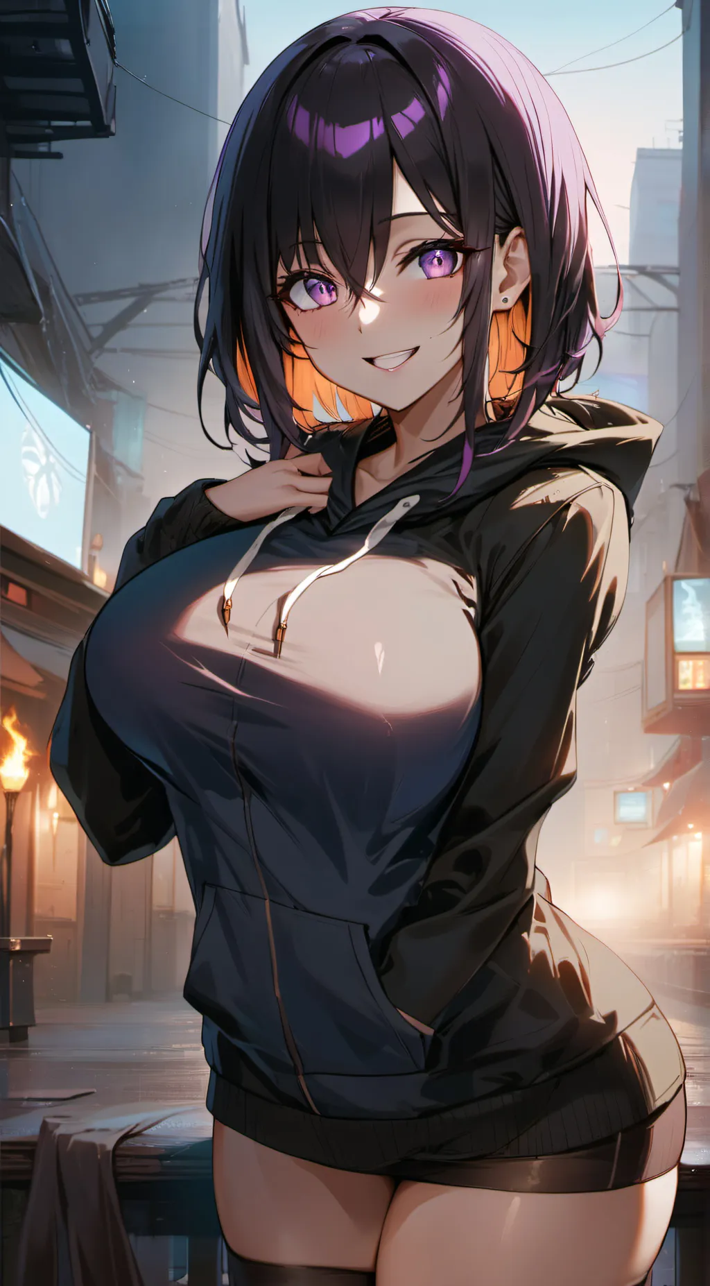 ai character: Luna background