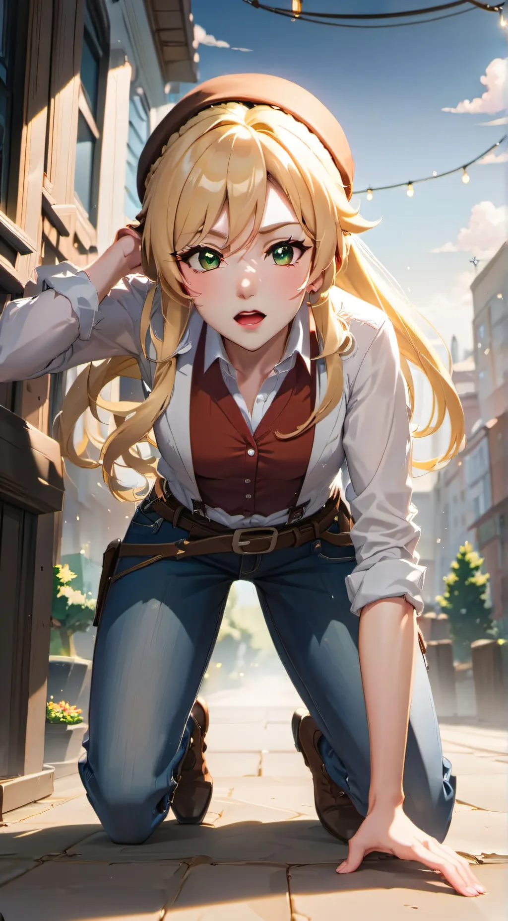 ai character: Ashley background