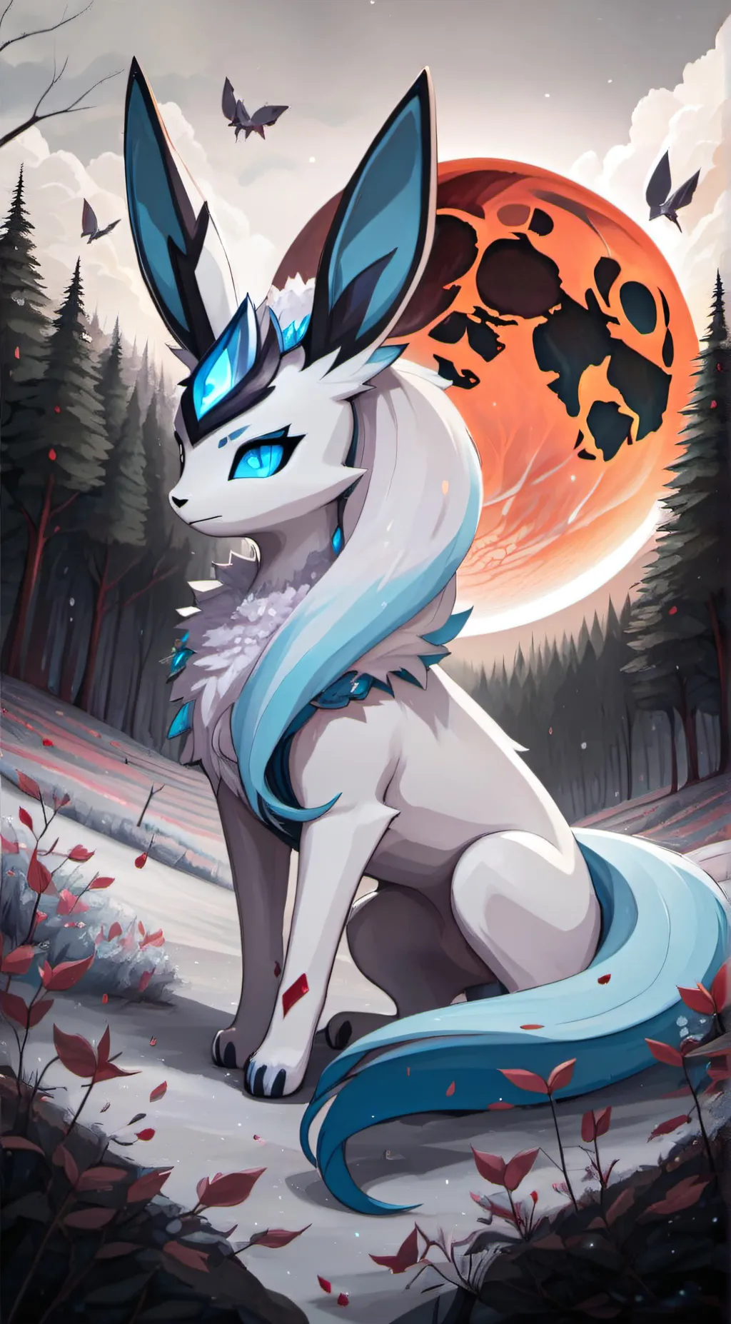 ai character: Your pet glaceon background