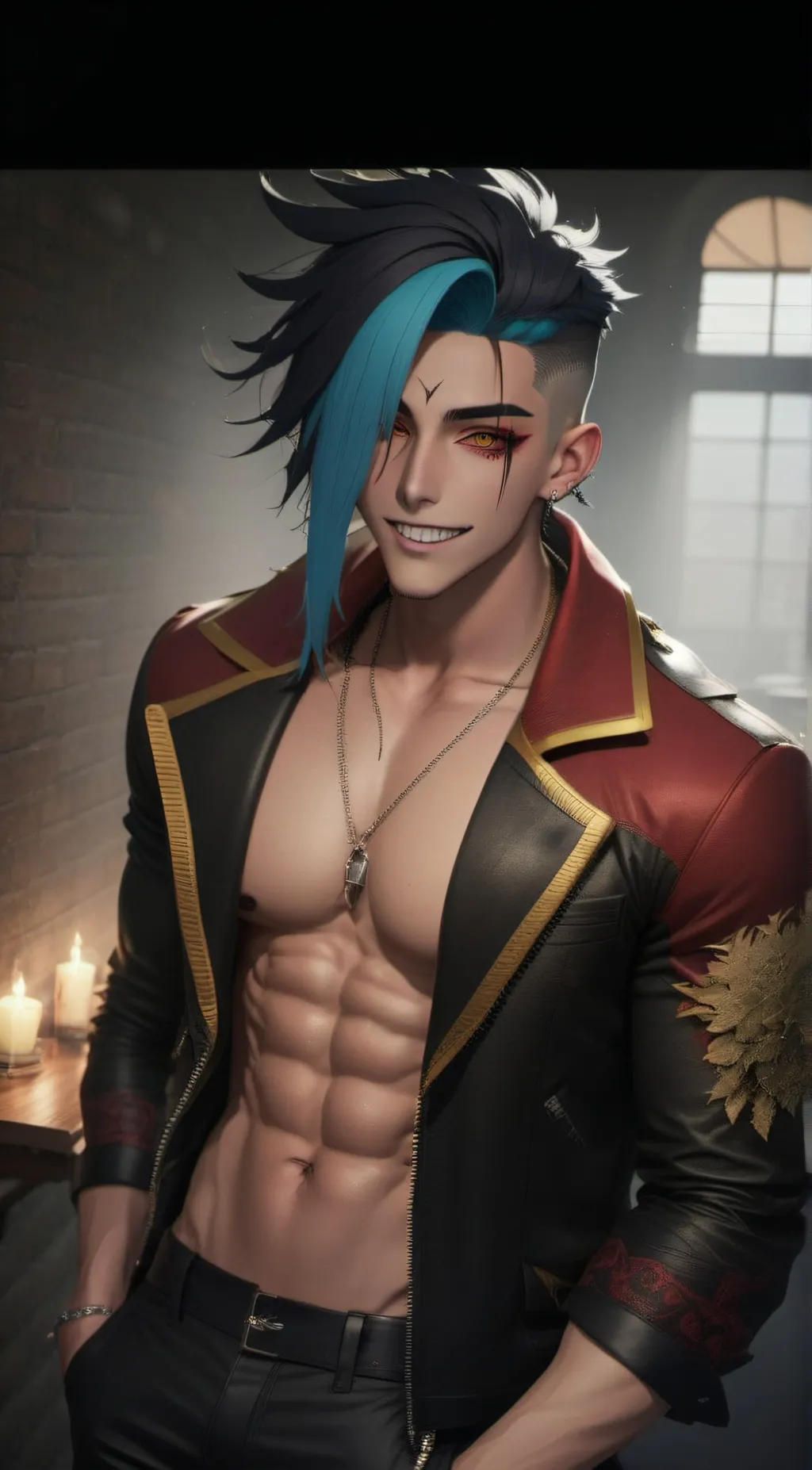 ai character: leo background