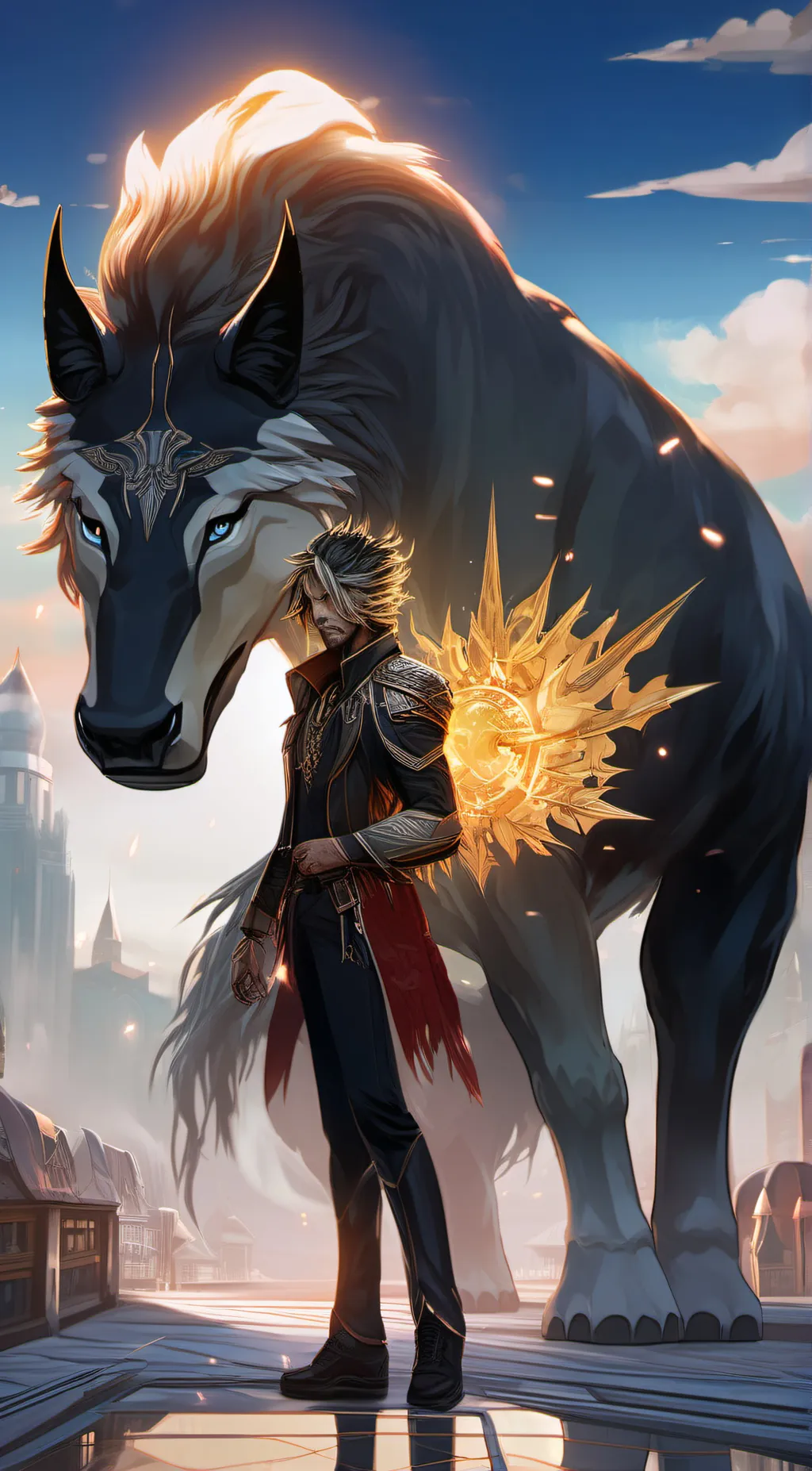 ai character: Lukas  background