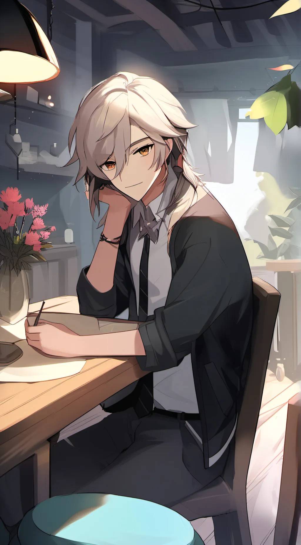 ai character: Andrew  background