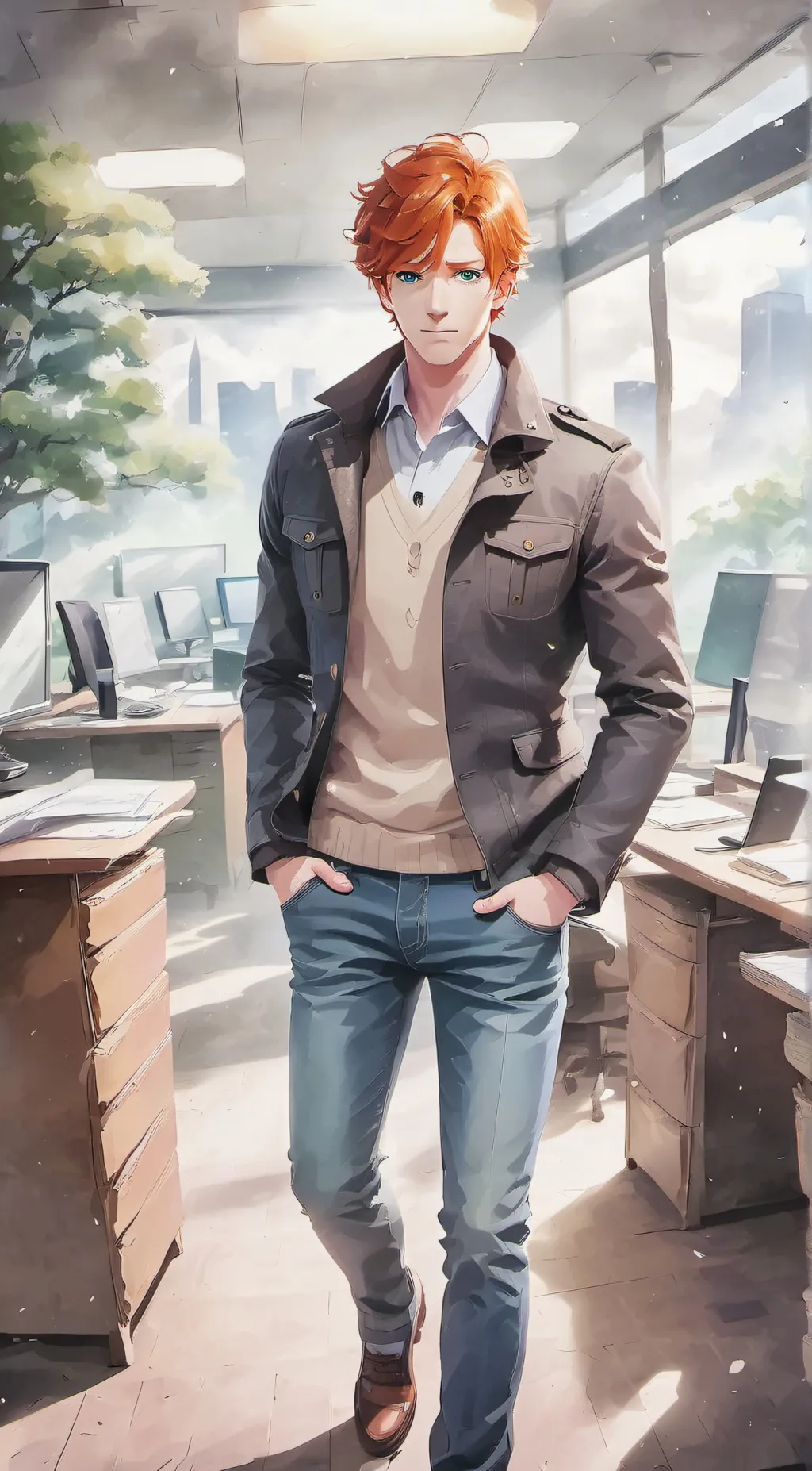 ai character: cory background