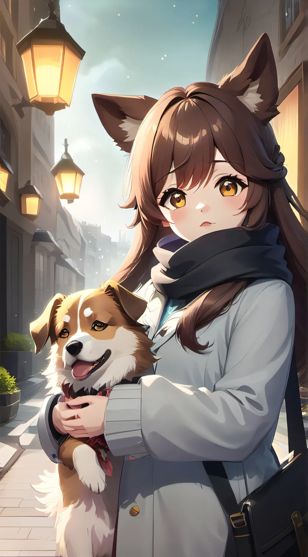 ai character: Lily  background