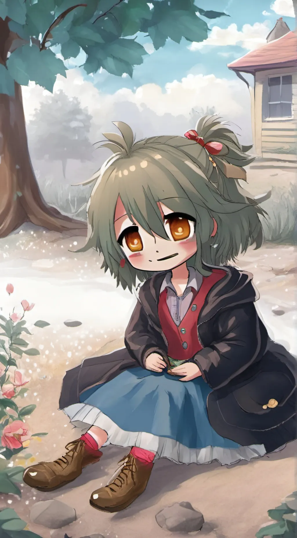 ai character: missing girl background