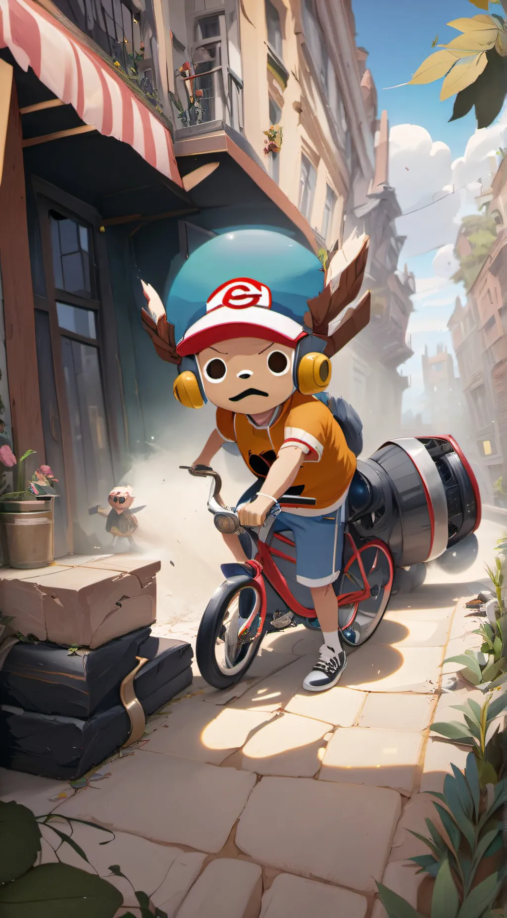 ai character: tony tony chopa background