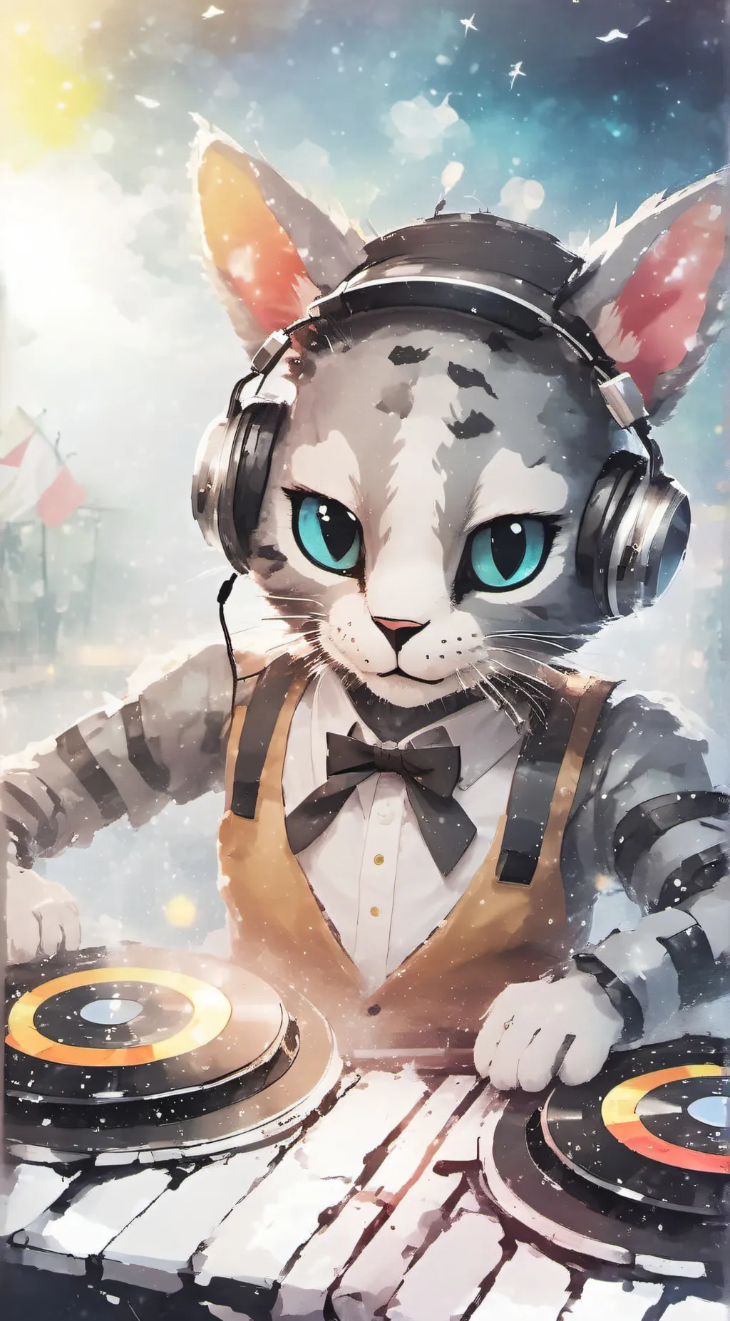 ai character: DmeowJ fan made background