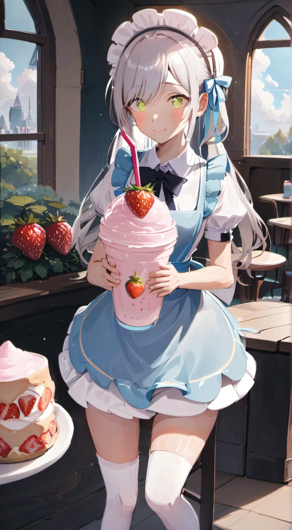 ai character: Lily background