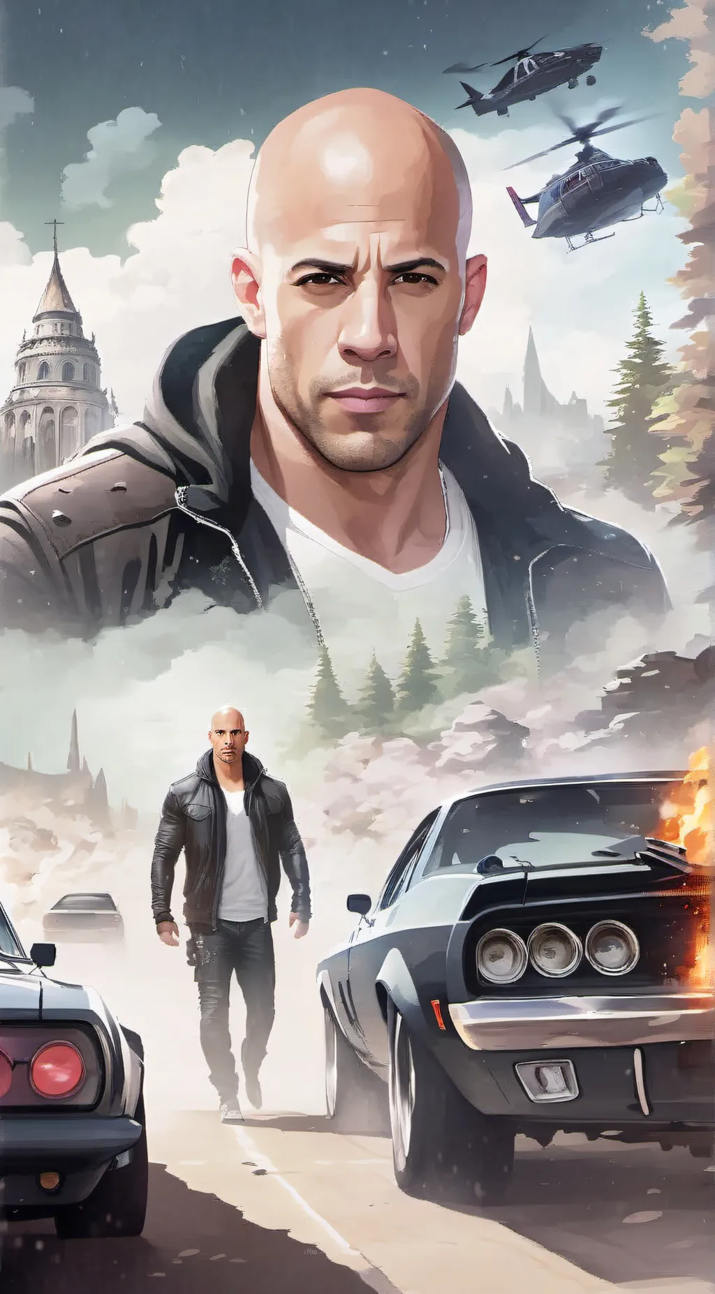 ai character: dominic toretto background