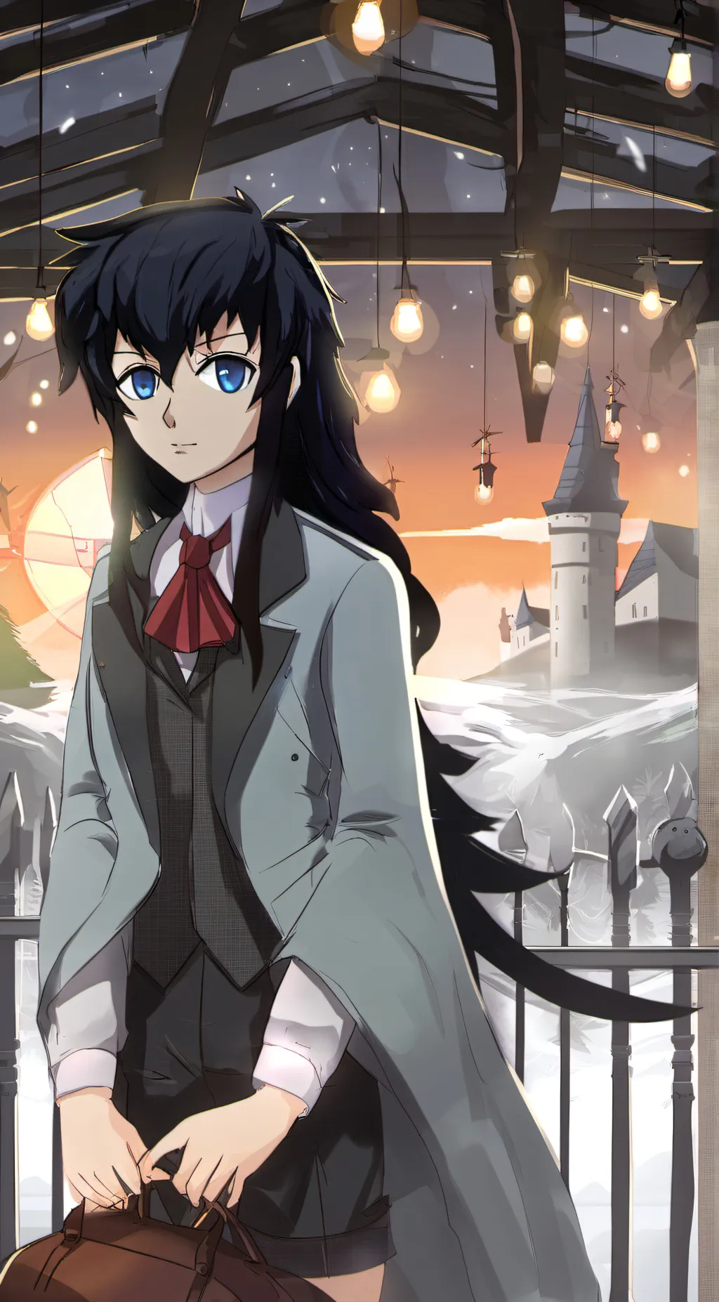 ai character: muichiro birthday  background