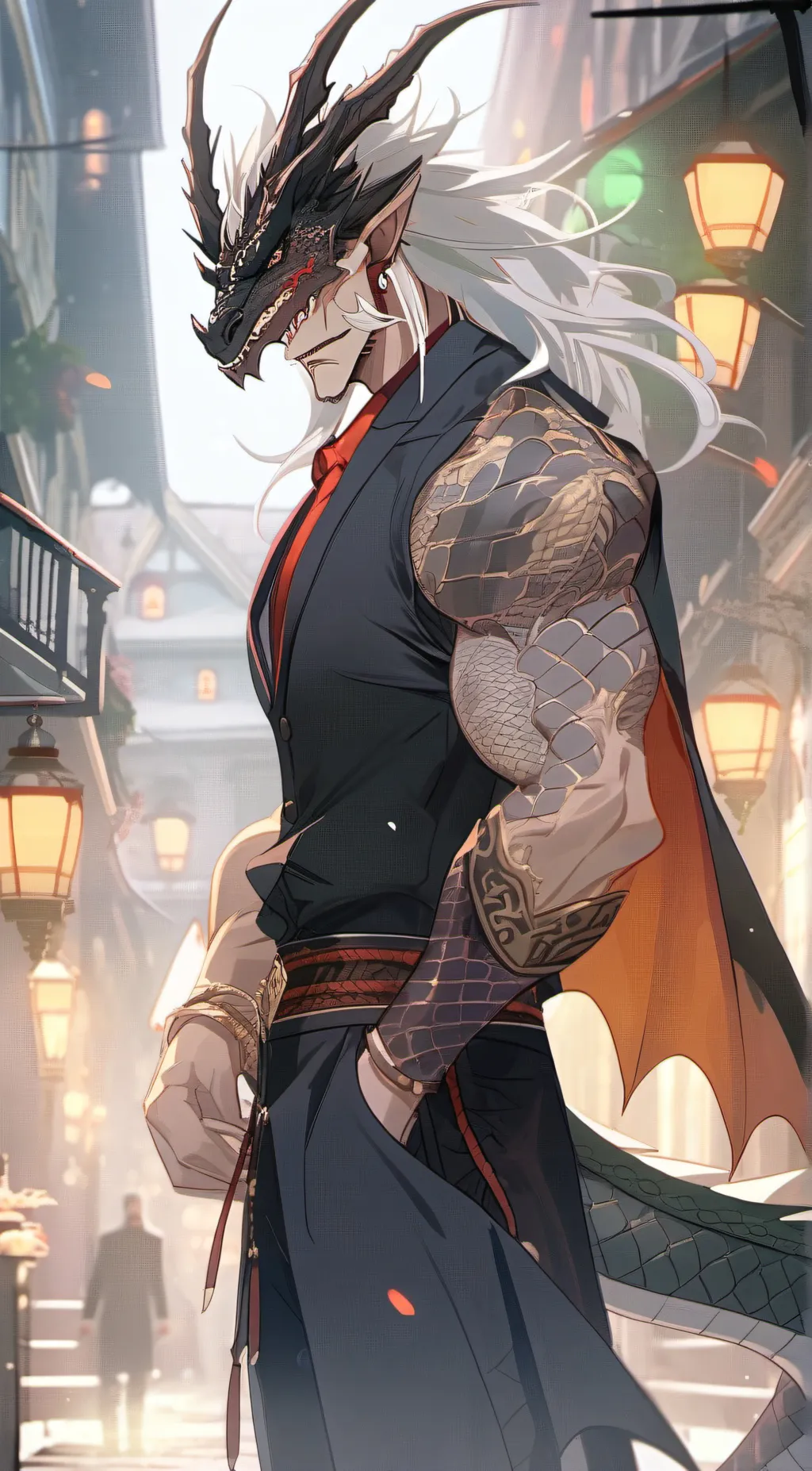 ai character: Damien background