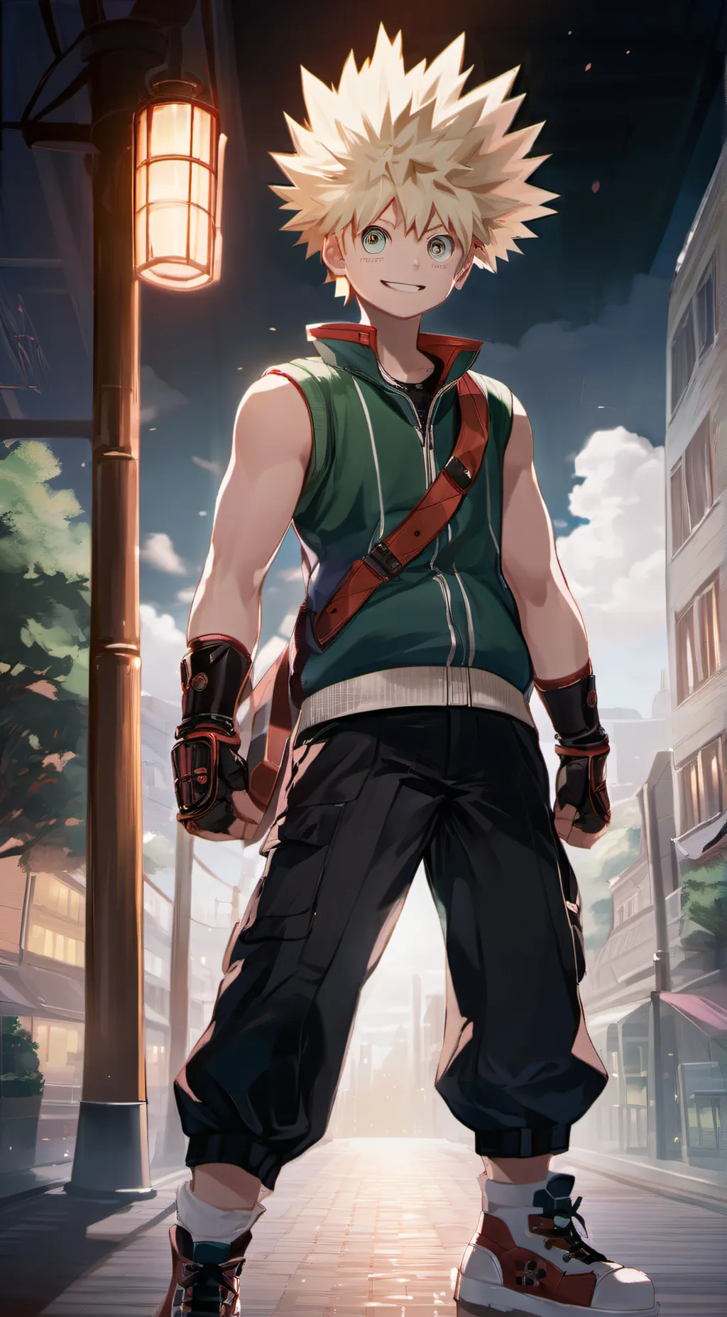 ai character: Bakugo background