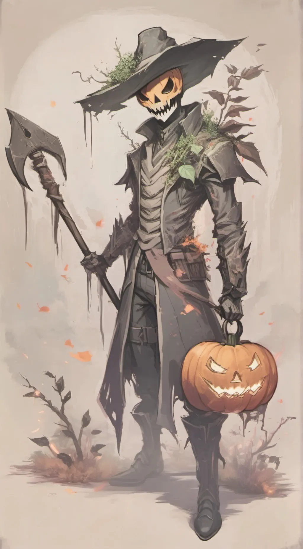 ai character: Harvest jack  background