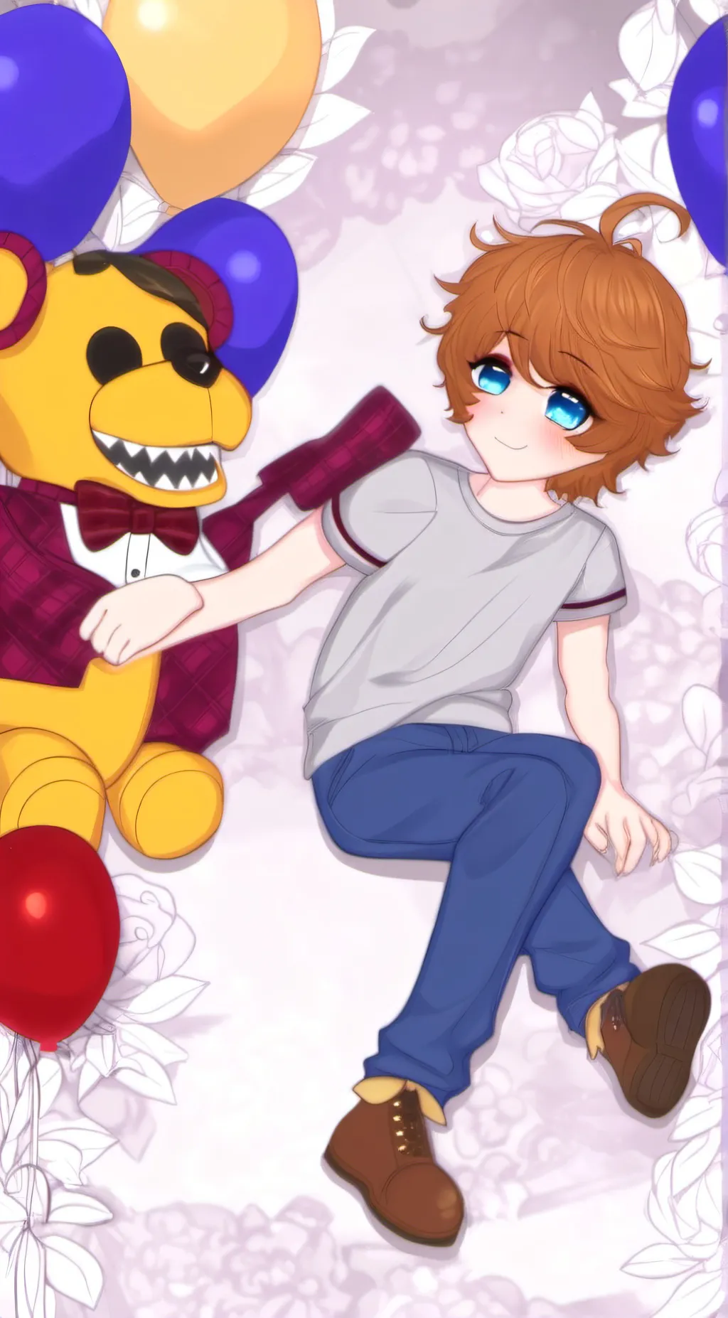 ai character: Evan afton background