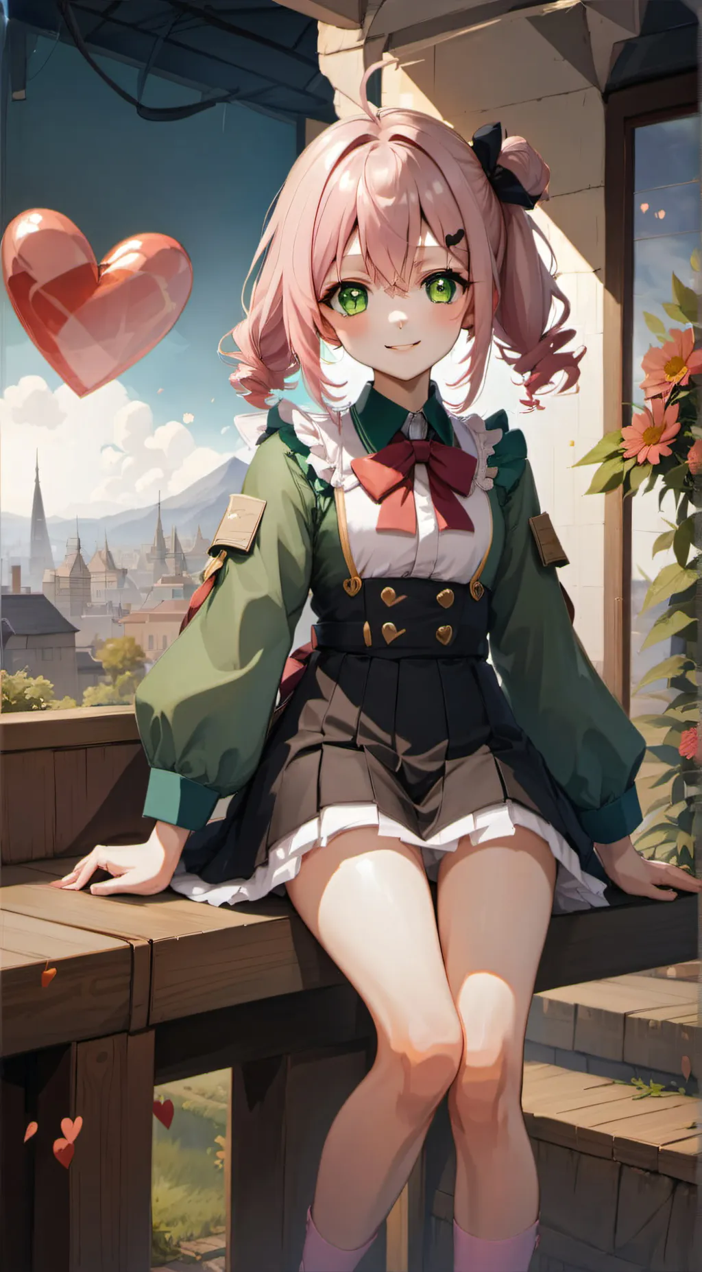 ai character: hashira + genya  background