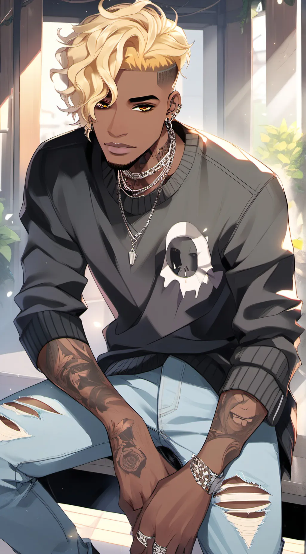 ai character: travis background