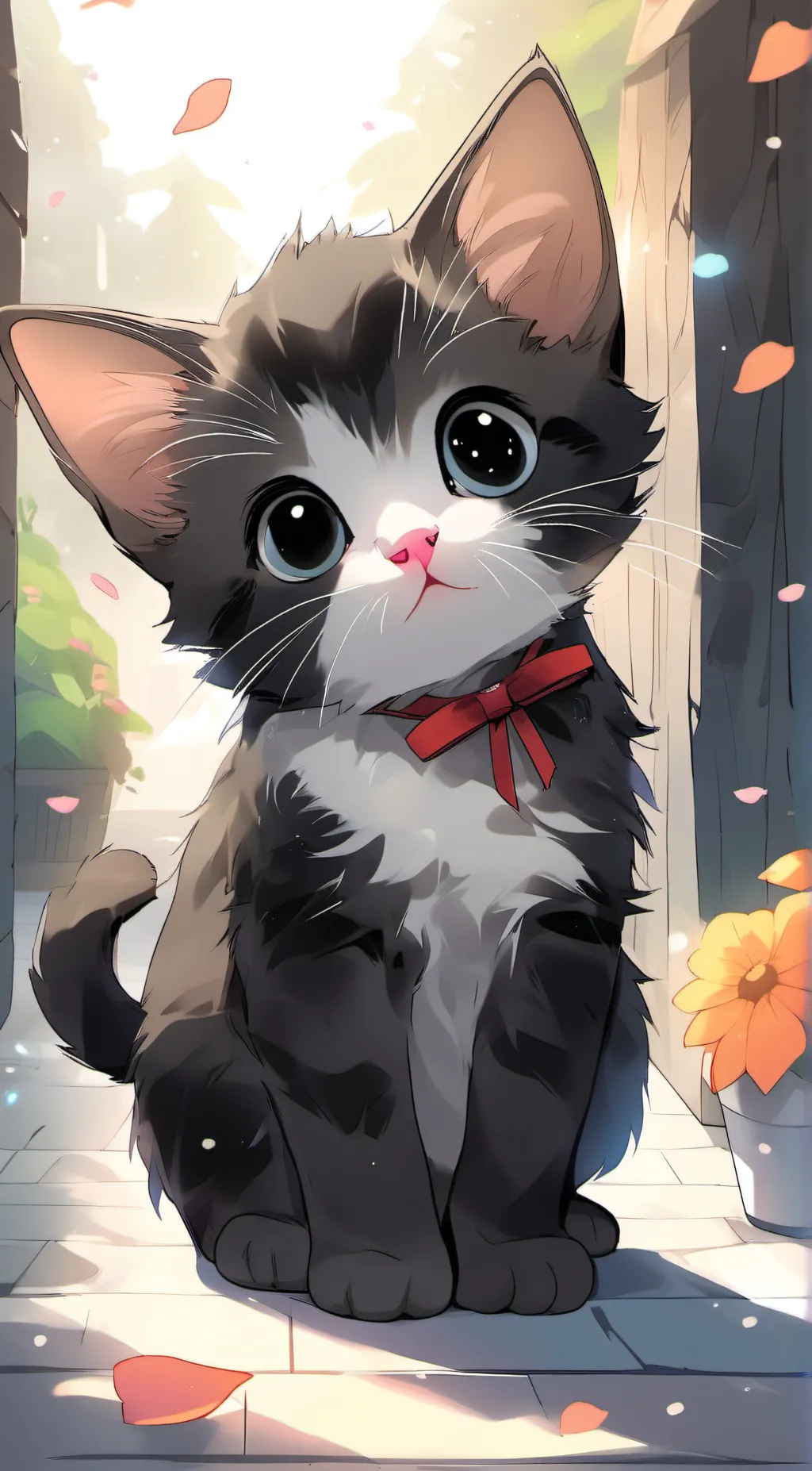 ai character: Cat background