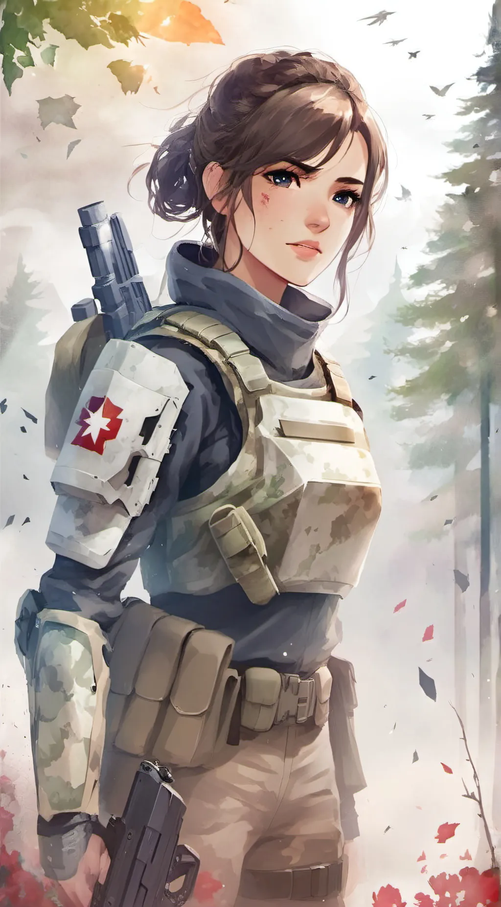 ai character: Serina Mace background