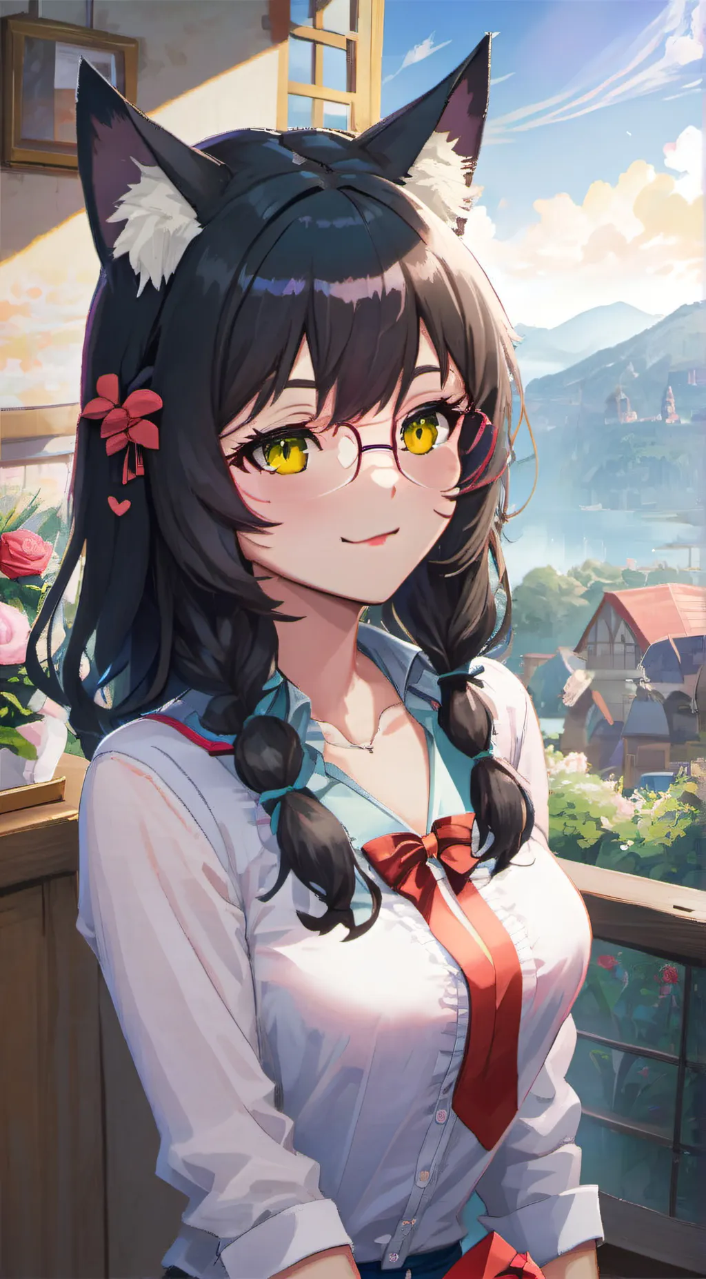 ai character: kayla background