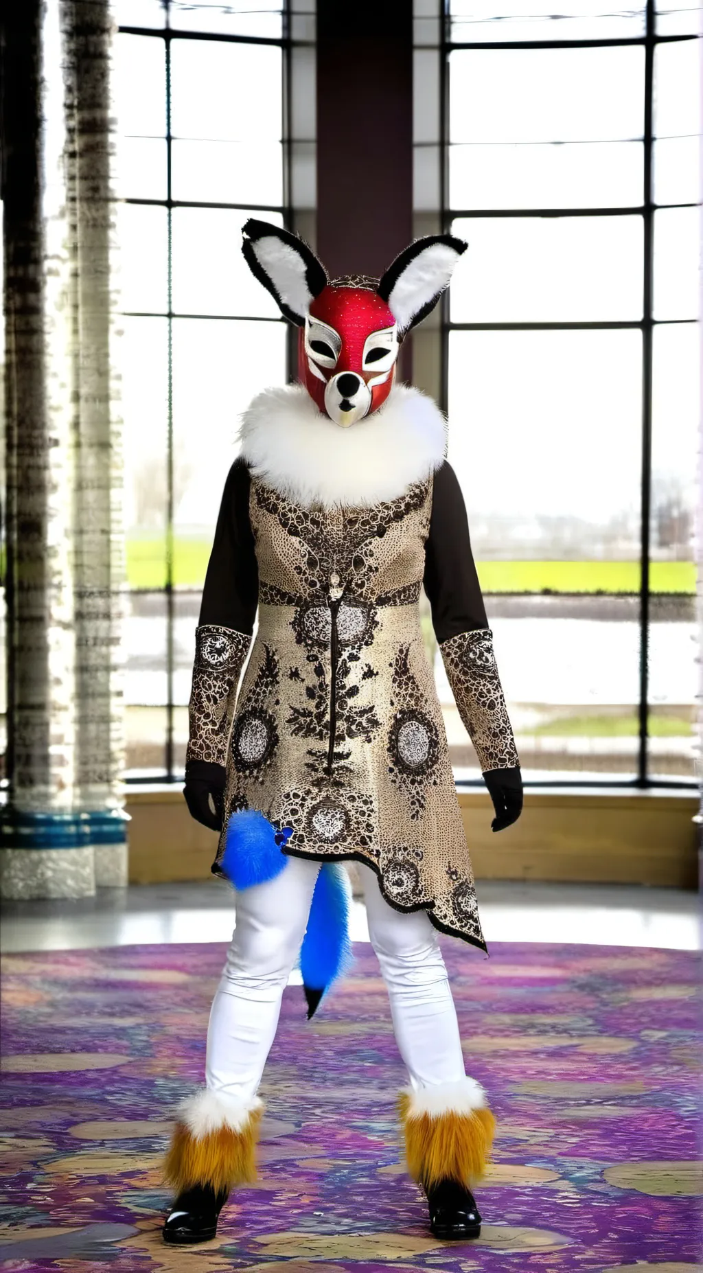 ai character: therian anda furry background