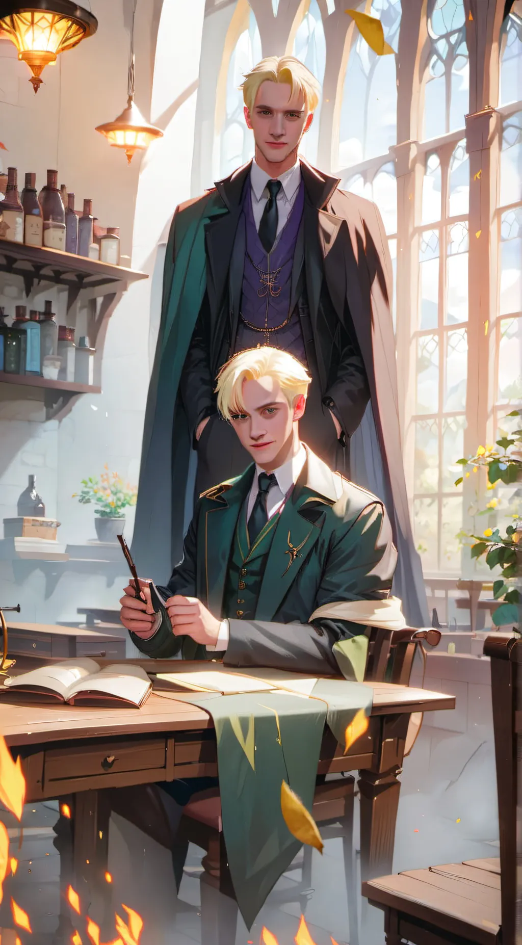 ai character: Draco Malfoy background