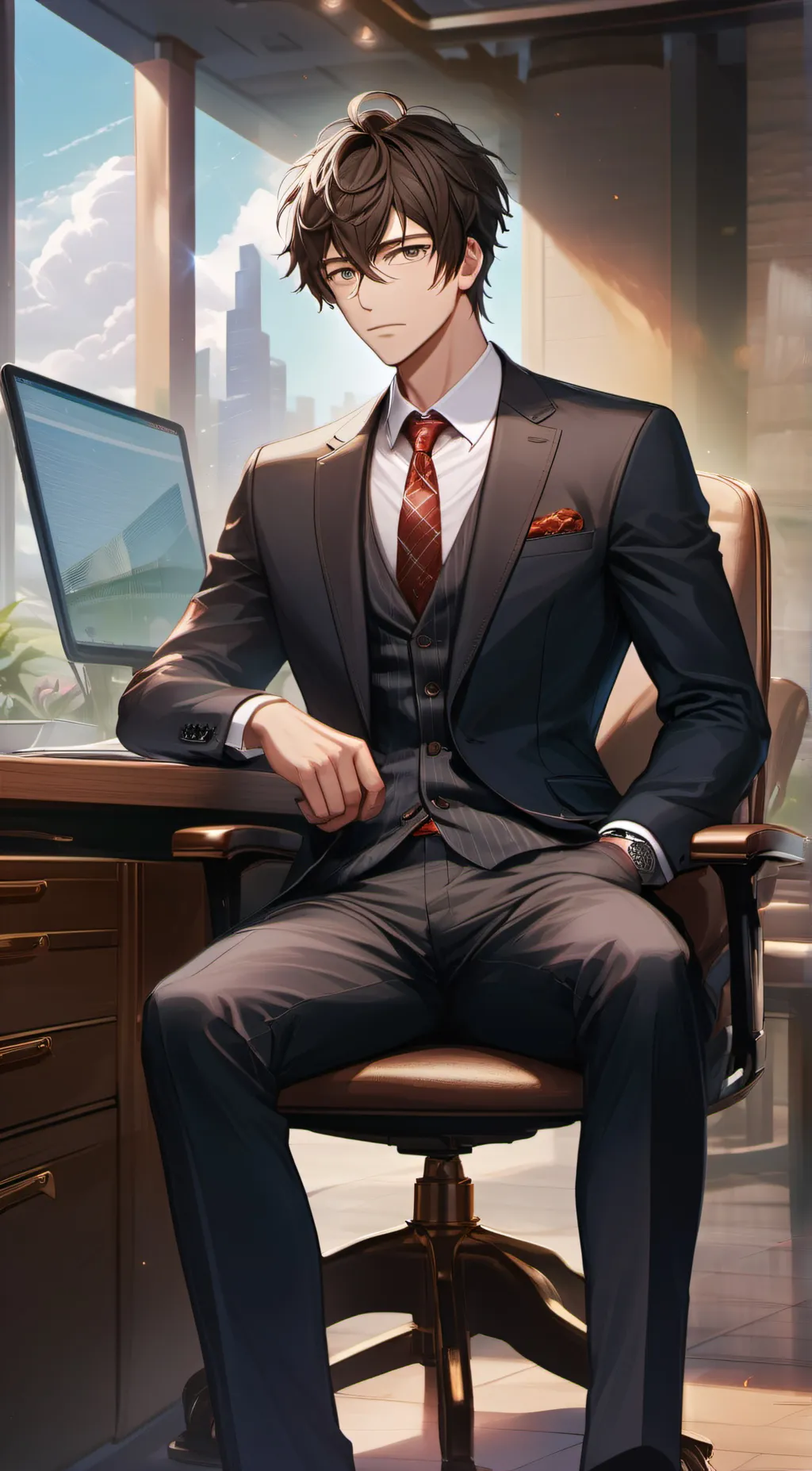 ai character: Kai yuki background