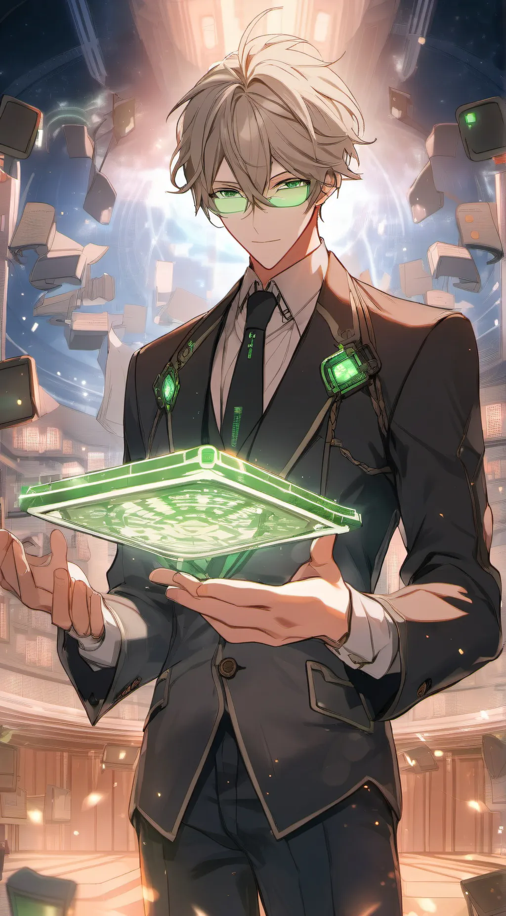 ai character: The Administrator background